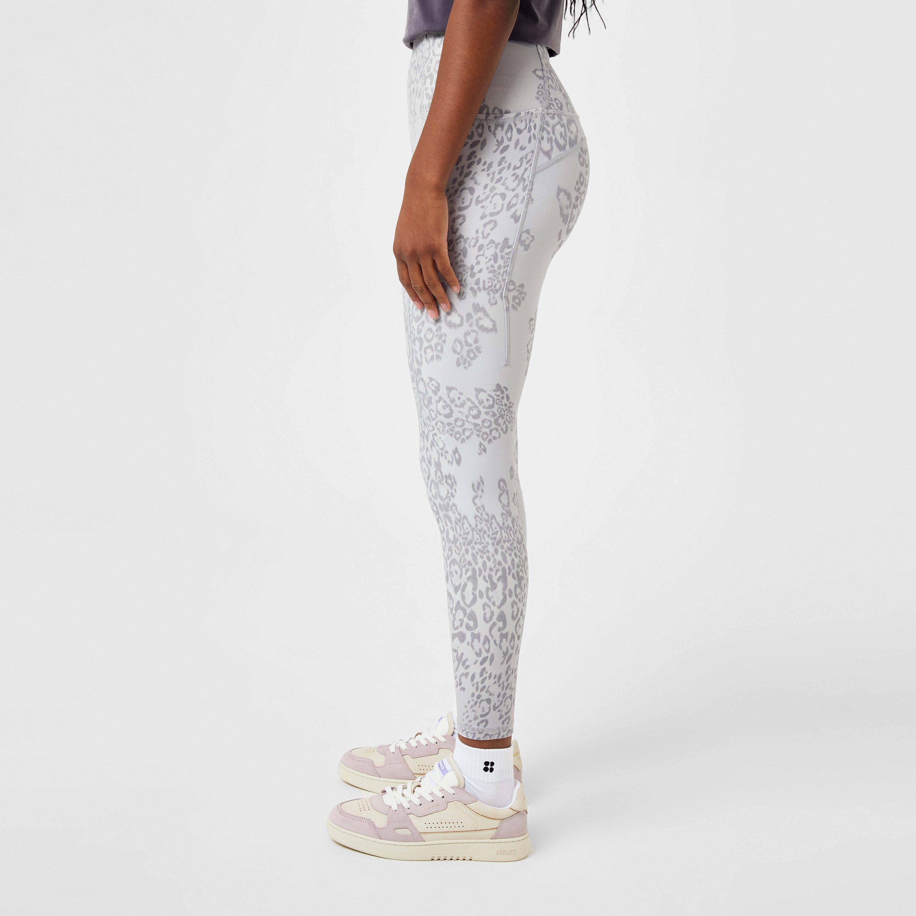 Grey Smokey Leo - Sweaty Betty - Super Soft Yoga Leggings - 2