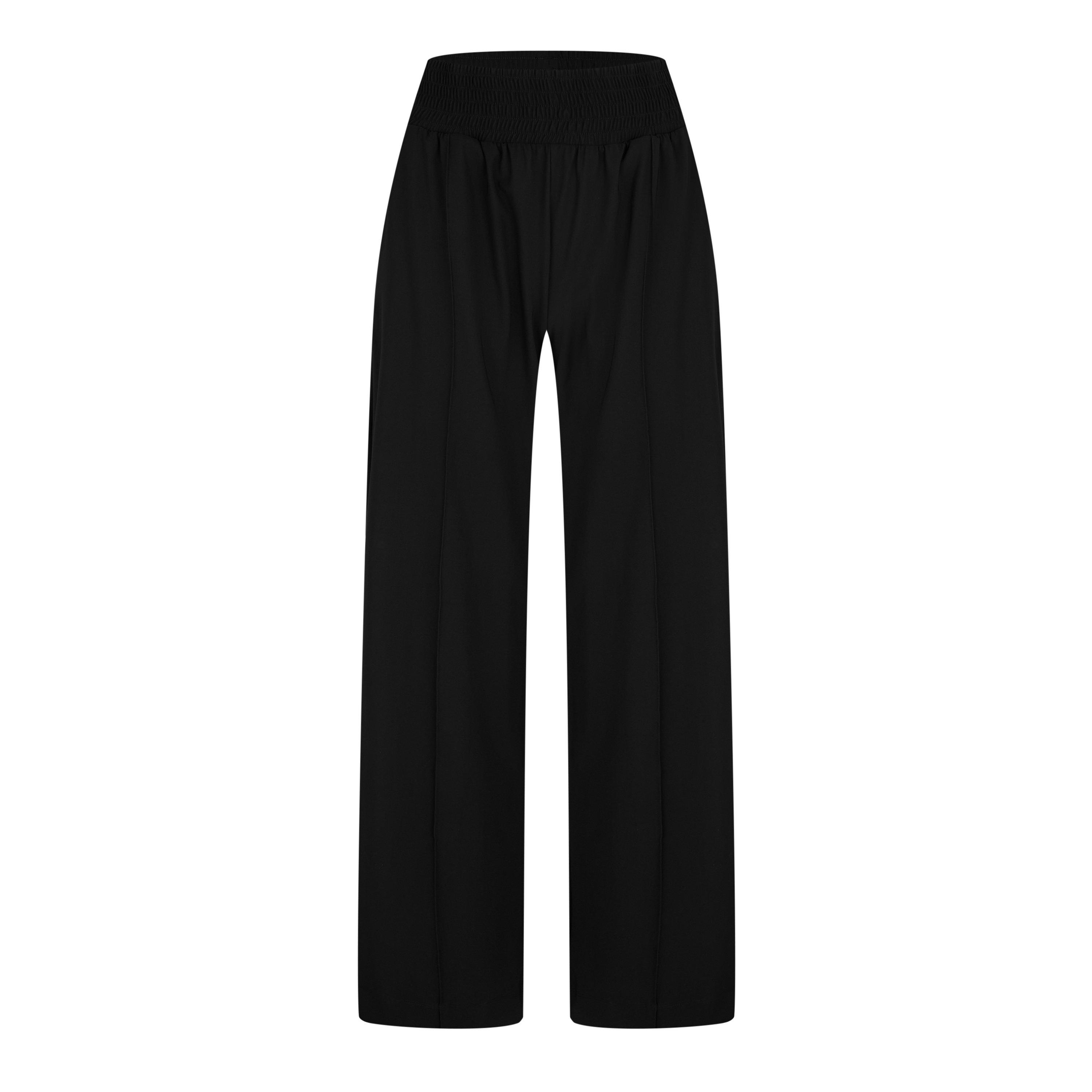 Black - Sweaty Betty - Explorer Wide Leg Track Trousers - 5
