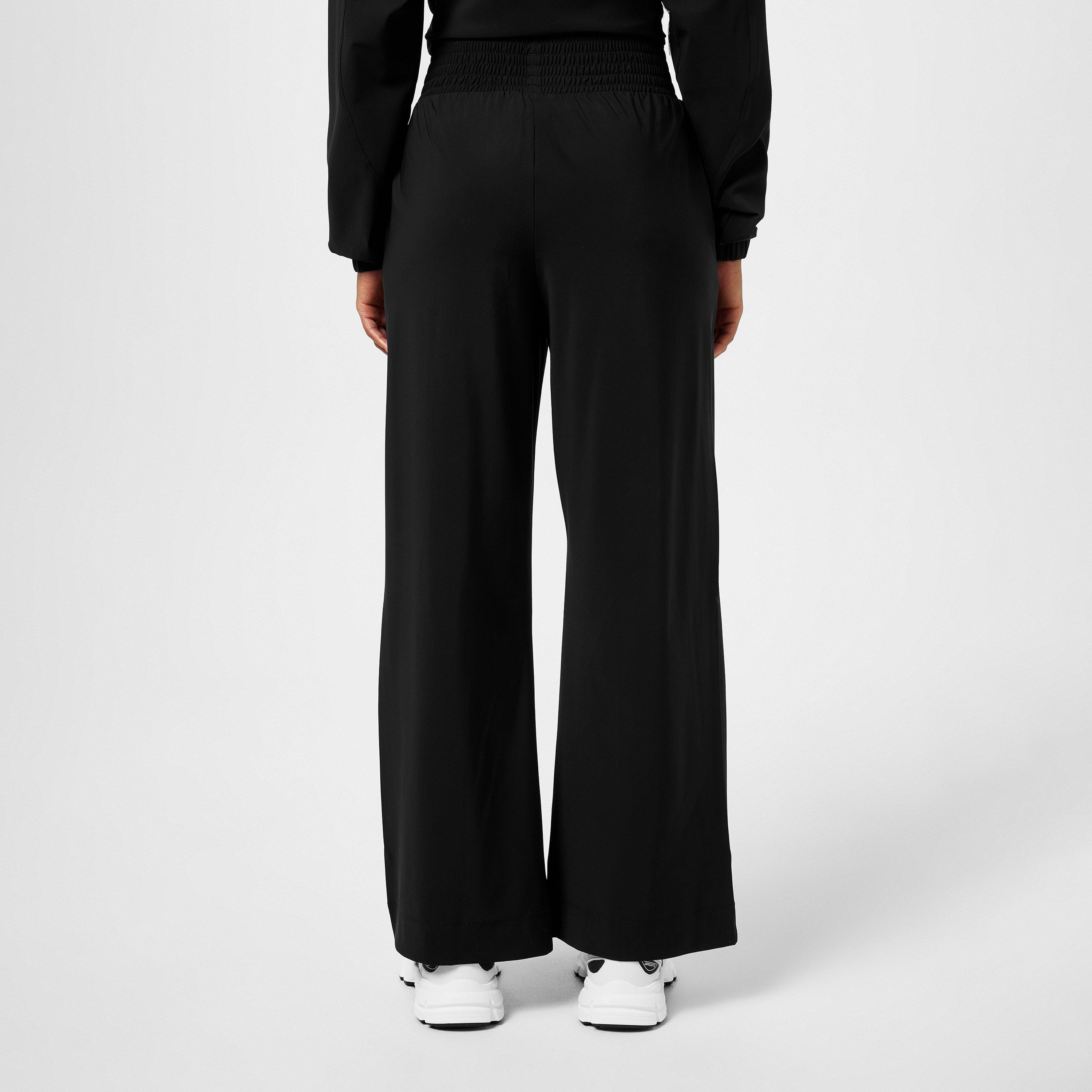 Black - Sweaty Betty - Explorer Wide Leg Track Trousers - 3