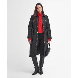 Barbour International Milla Waxed Trench Coat