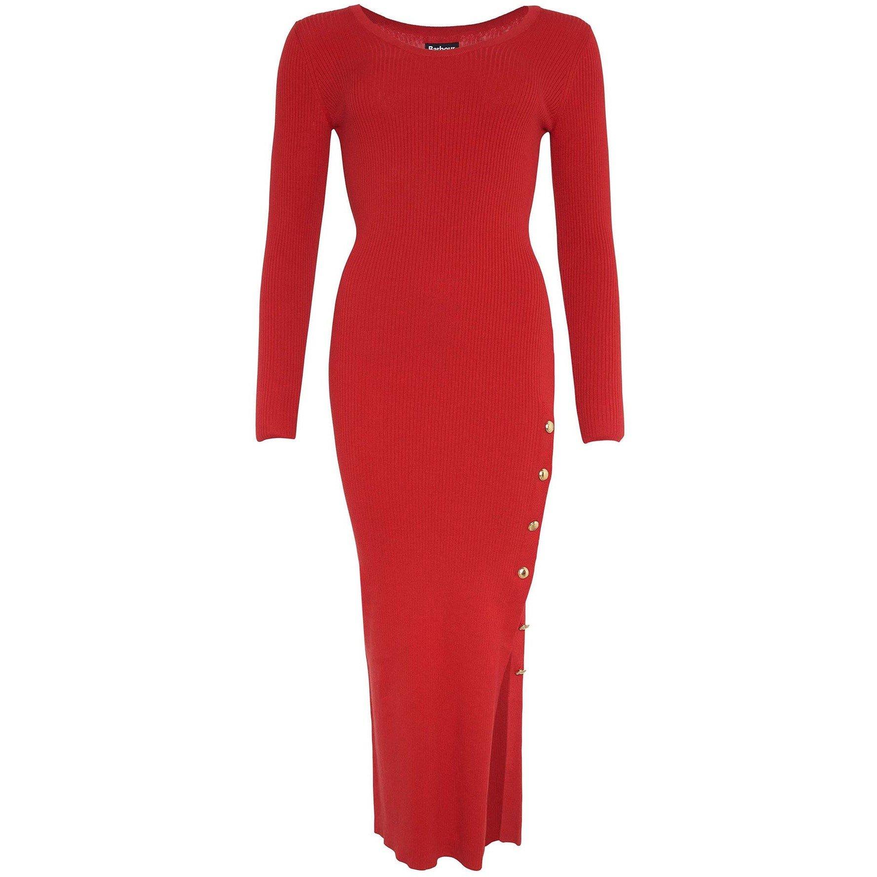 Scarlet - Barbour International - Laia Knitted Midi Dress - 7