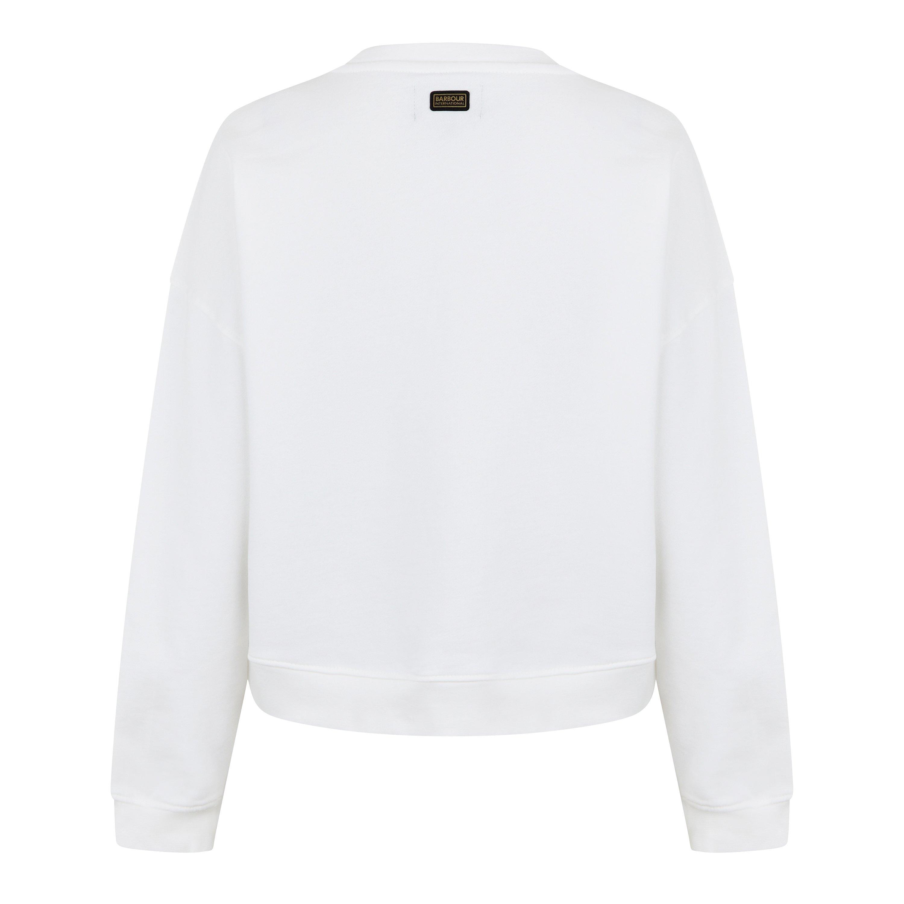 White - Barbour International - Laia Logo Sweatshirt - 2