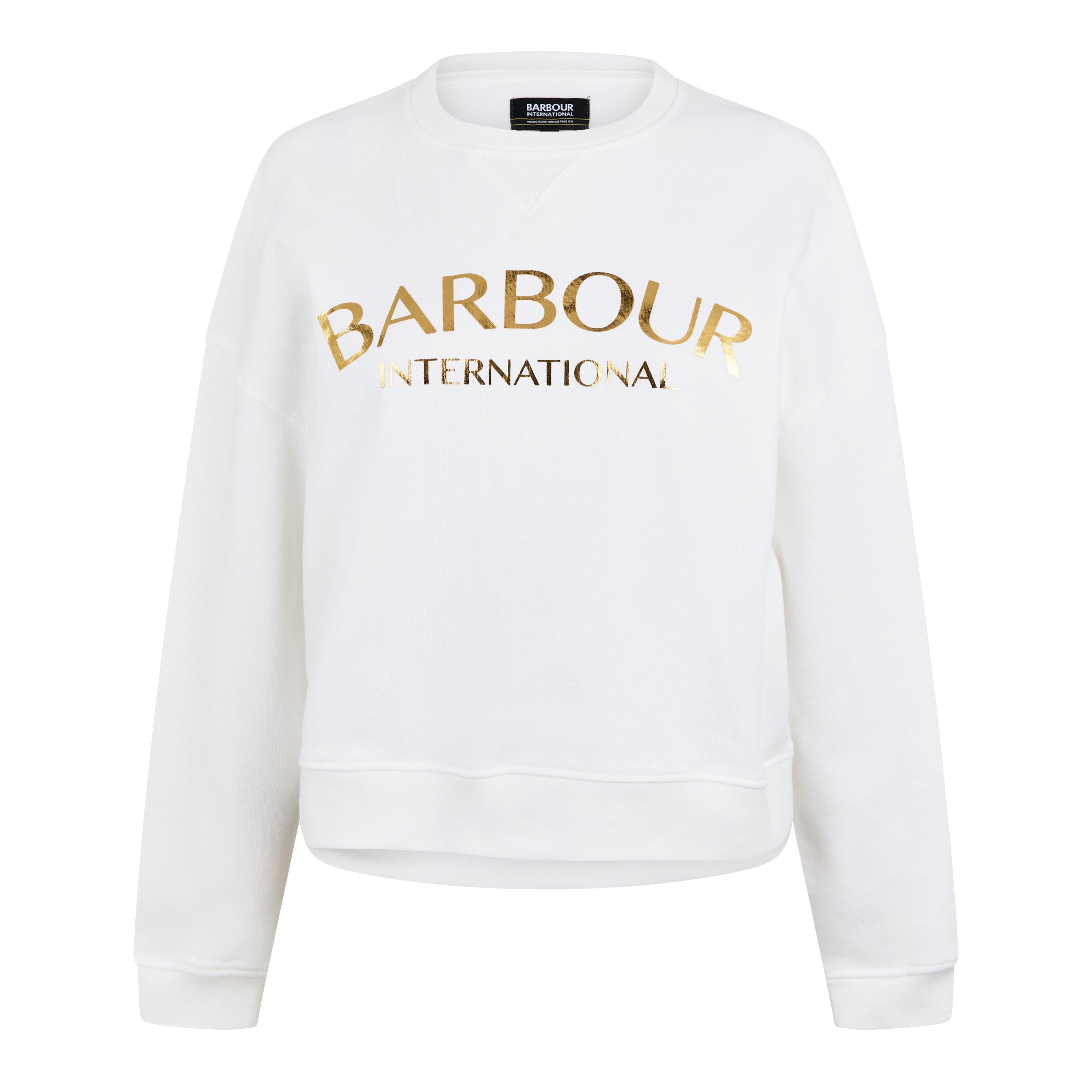 White - Barbour International - Laia Logo Sweatshirt - 7