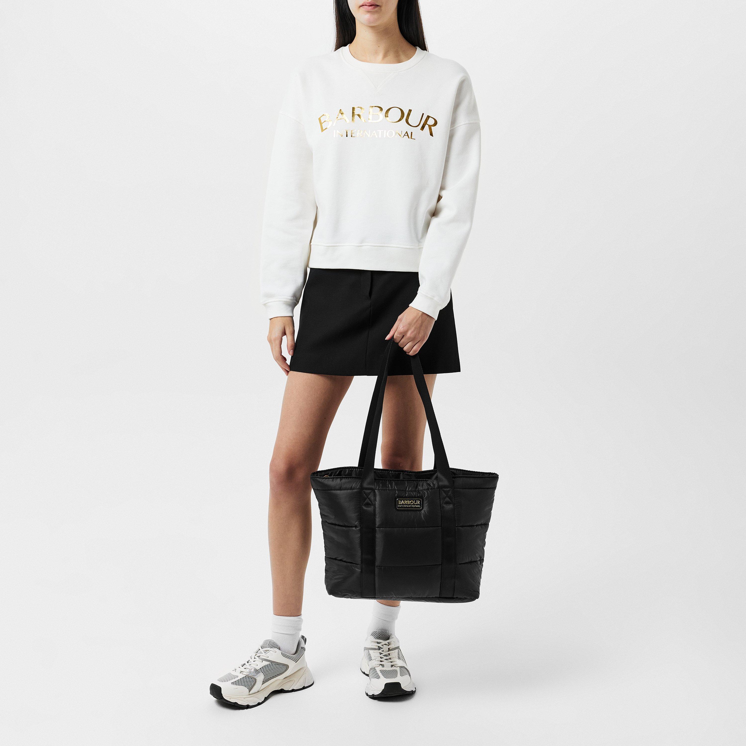 White - Barbour International - Laia Logo Sweatshirt - 5