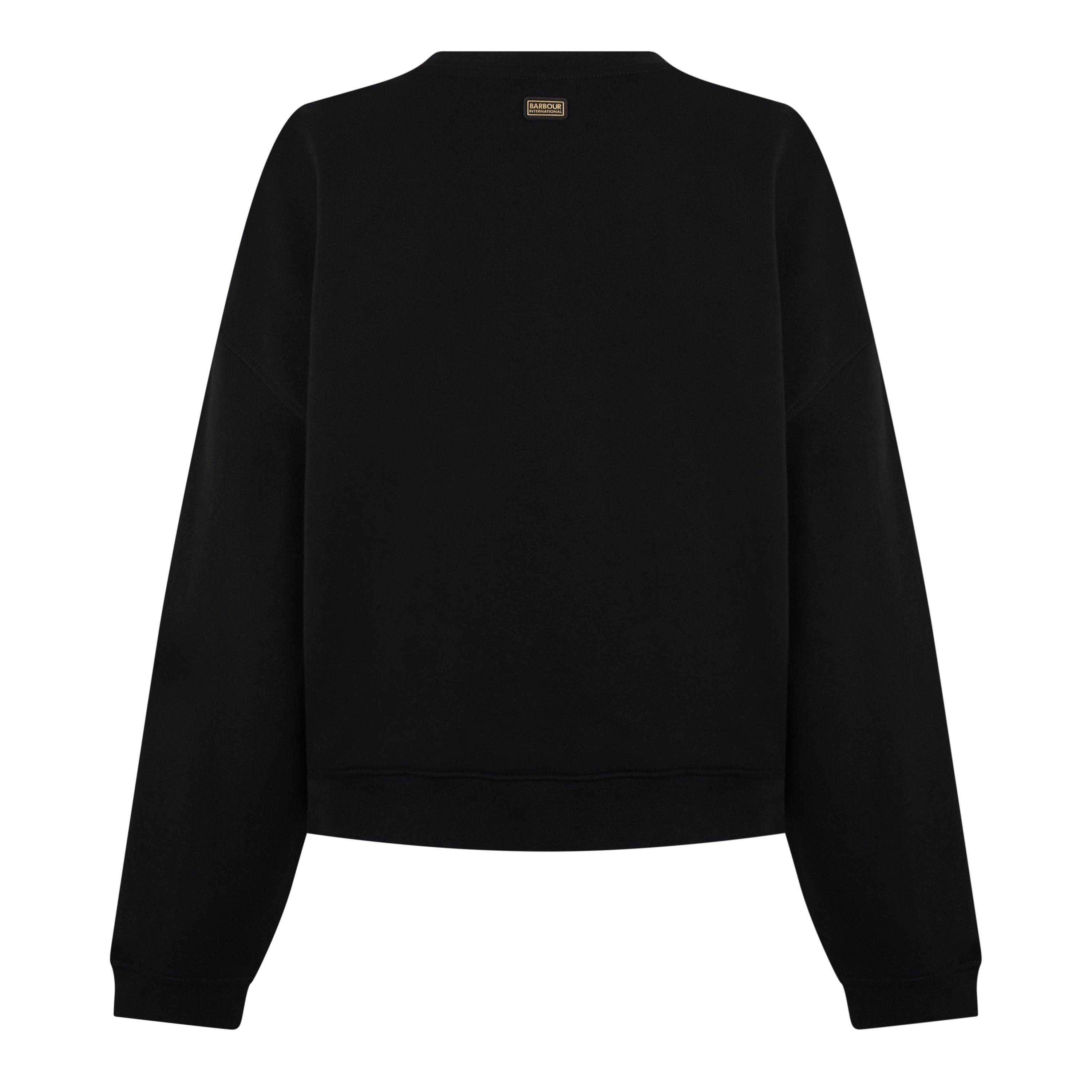 Black - Barbour International - Laia Logo Sweatshirt - 10