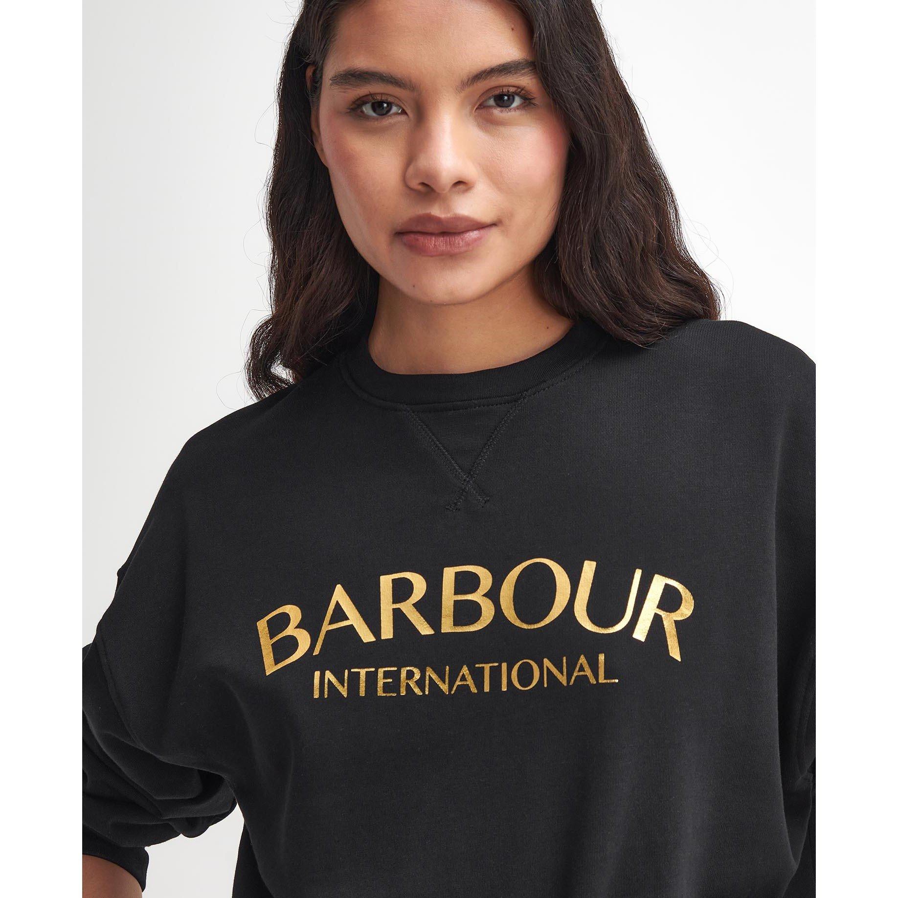 Black - Barbour International - Laia Logo Sweatshirt - 5