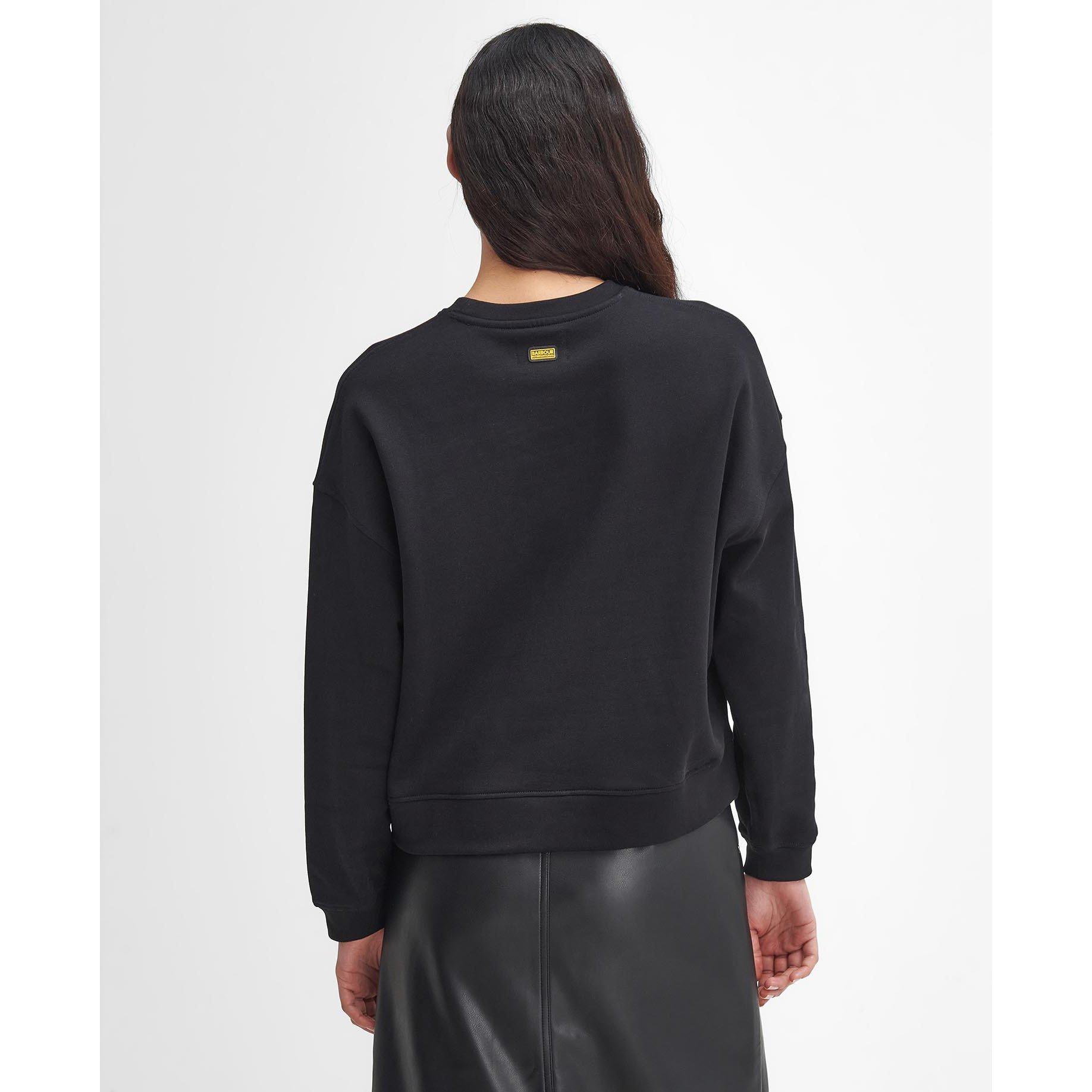 Black - Barbour International - Laia Logo Sweatshirt - 8