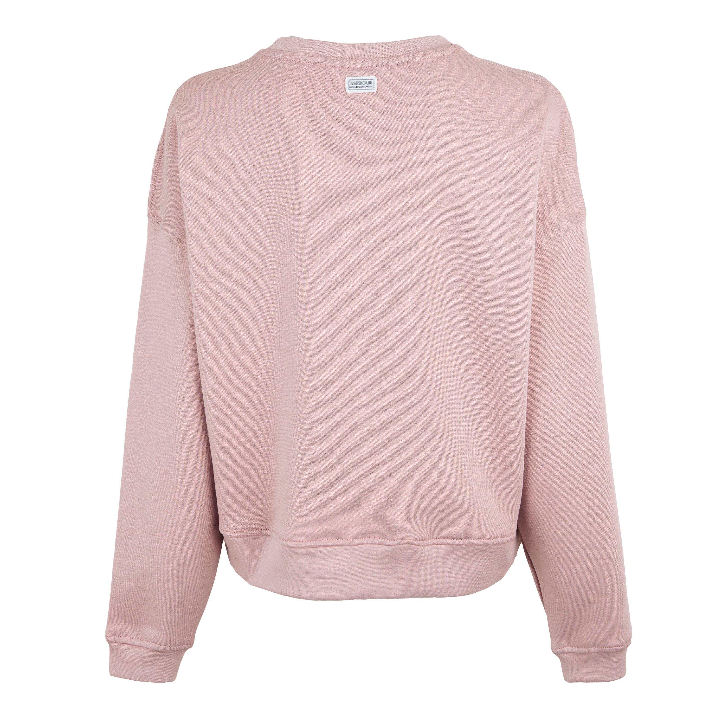 Pink Mauve - Barbour International - Laia Logo Sweatshirt - 6