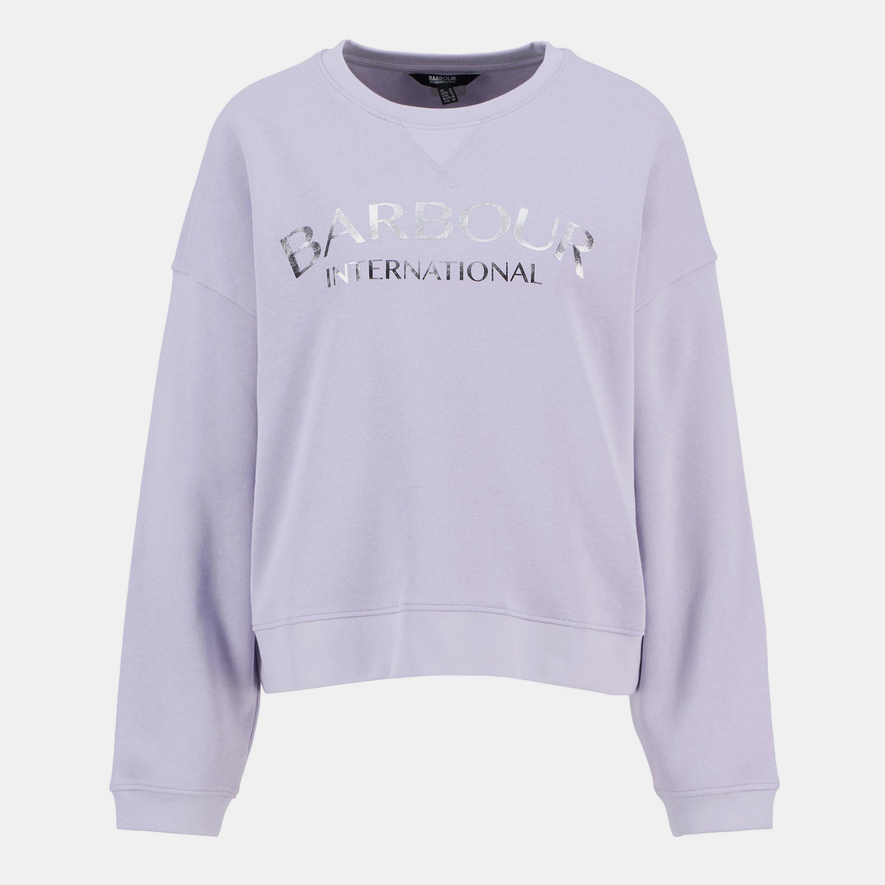 Purple - Barbour International - Laia Logo Sweatshirt - 1