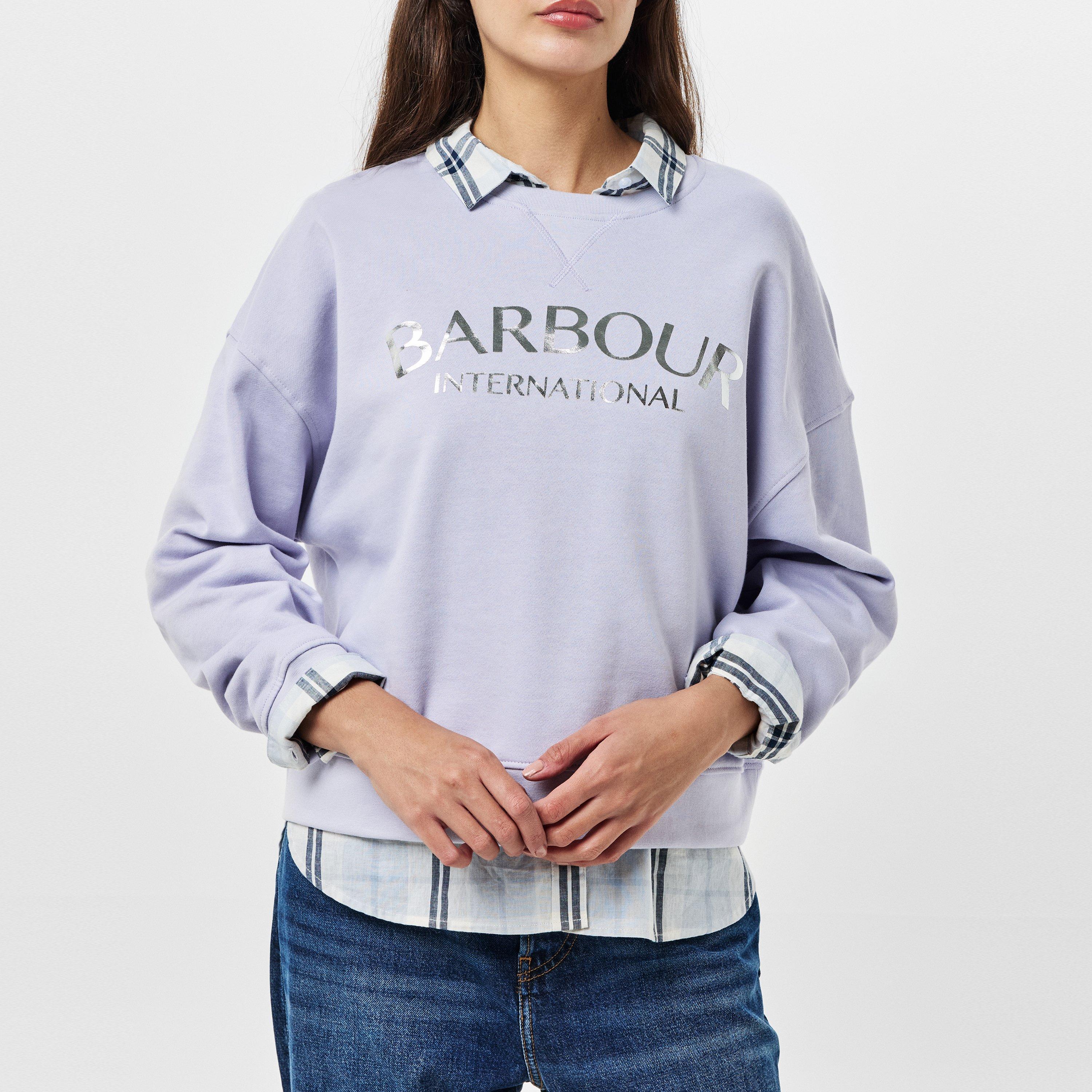 Purple - Barbour International - Laia Logo Sweatshirt - 3