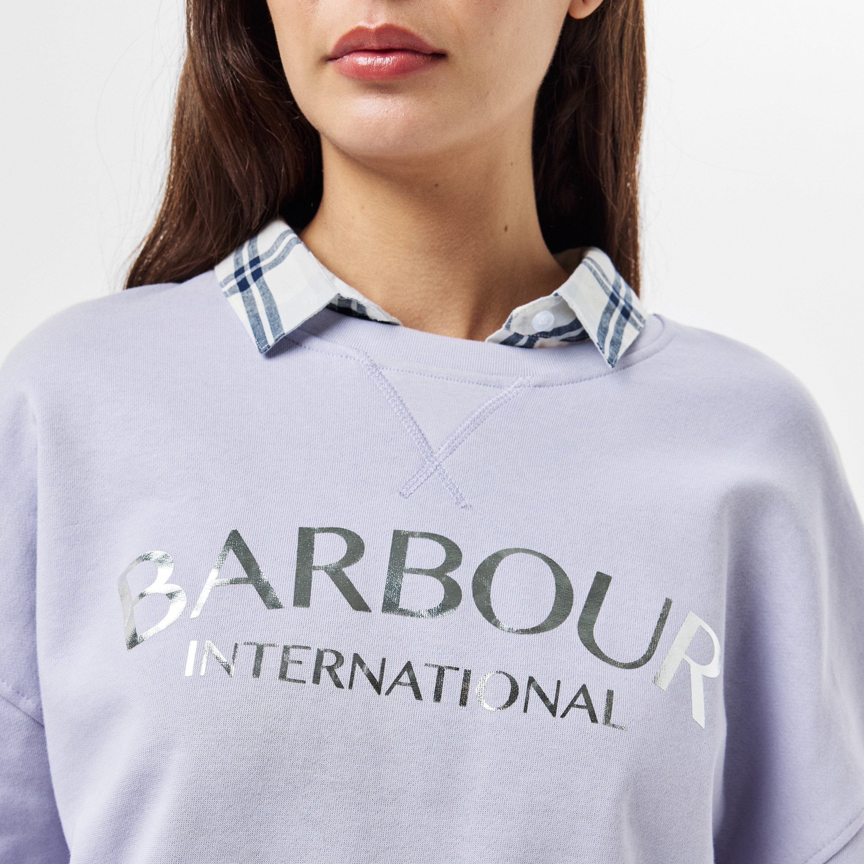 Purple - Barbour International - Laia Logo Sweatshirt - 5
