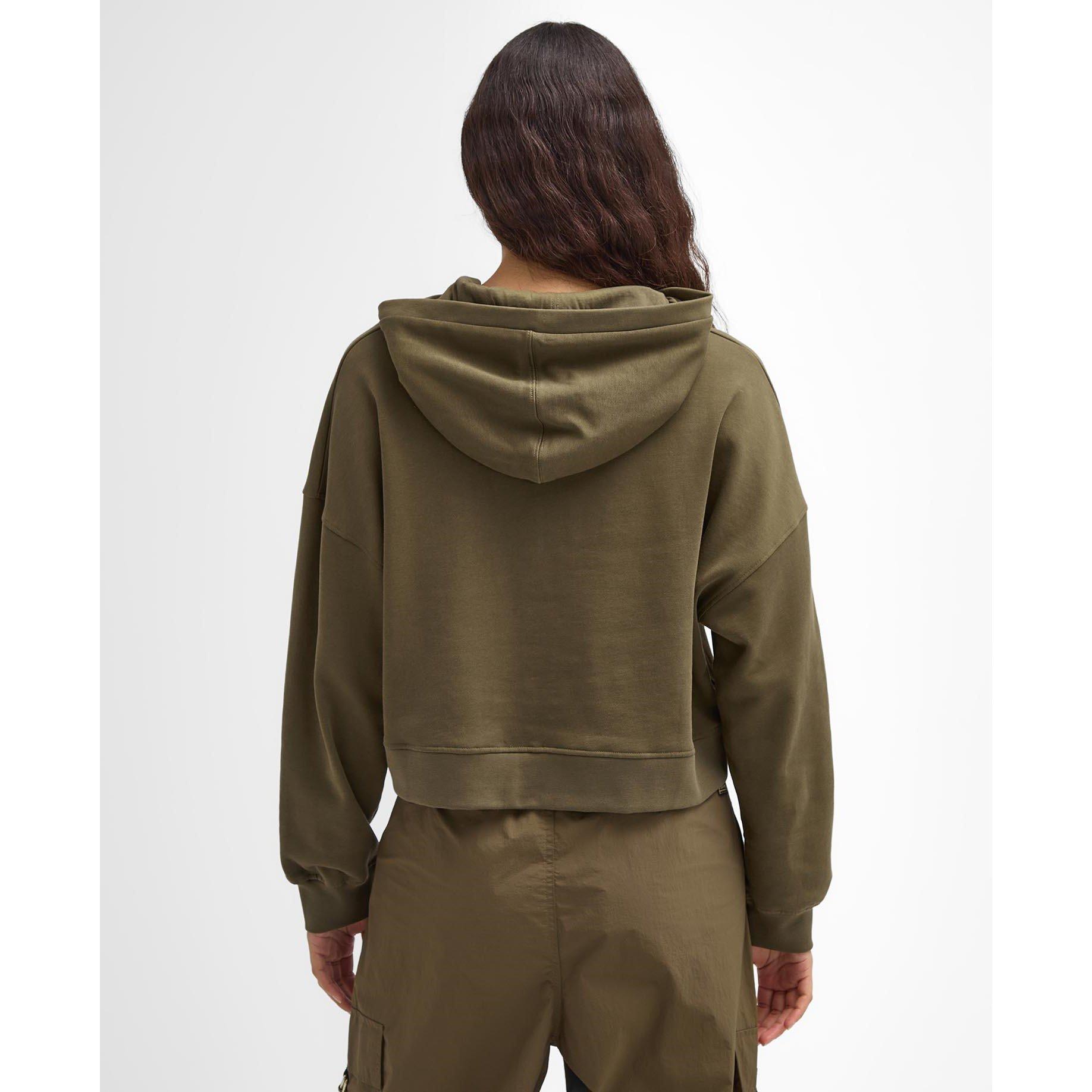 Empire Green - Barbour International - Milla Logo Hoodie - 2