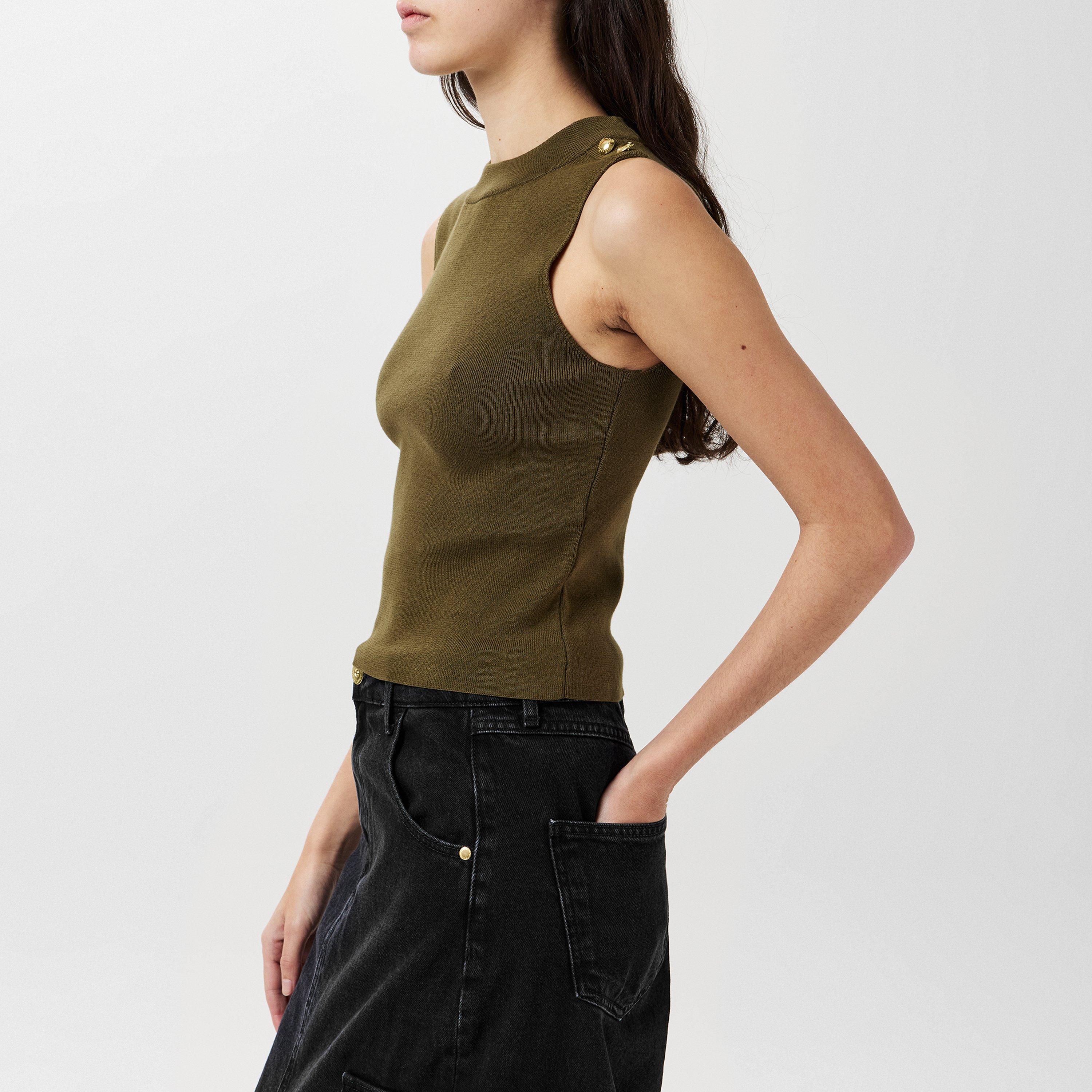 Empire Green - Barbour International - Laia Sweater Vest - 2