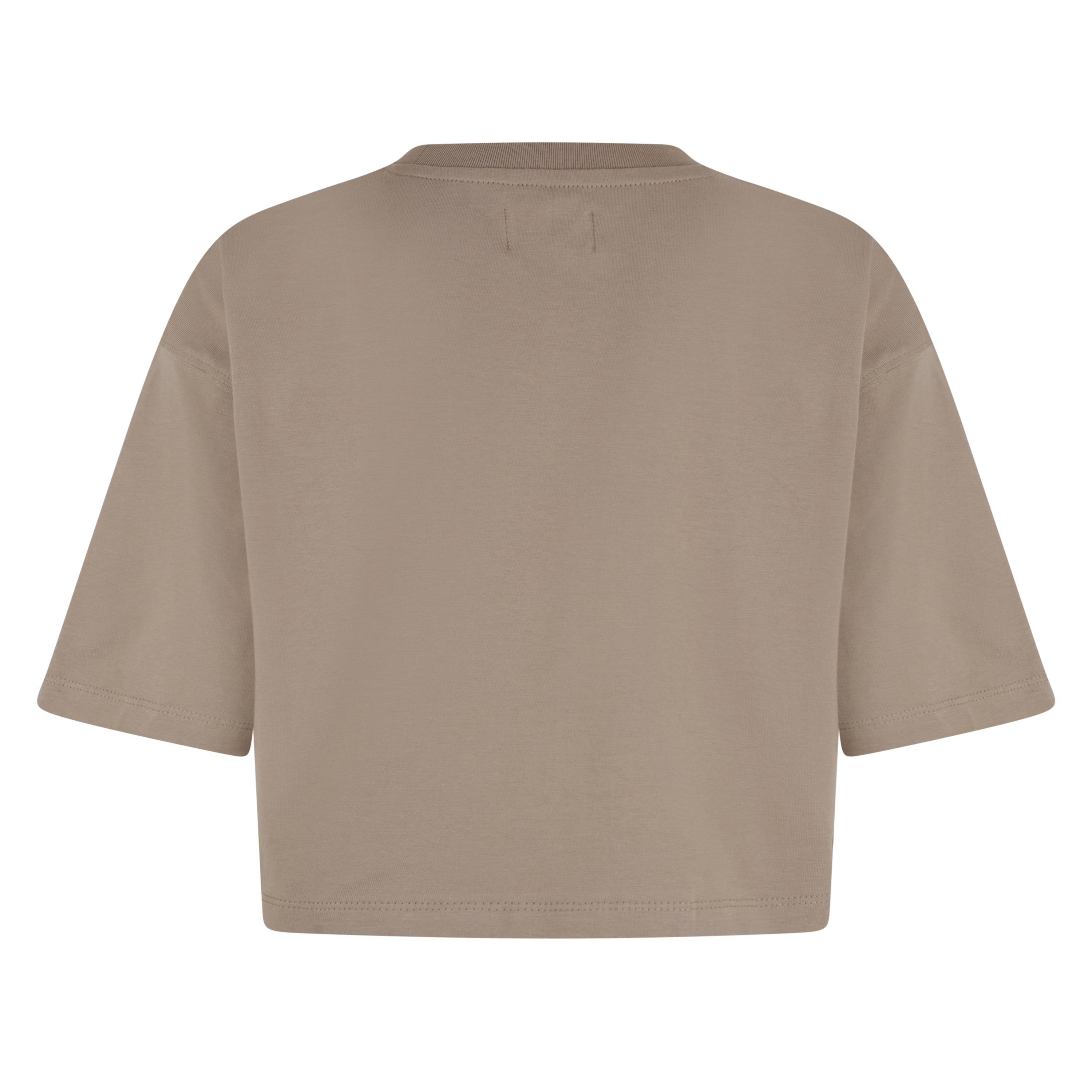 Light Trench - Barbour International - Barbour Milla Logo Cropped T-Shirt - 6