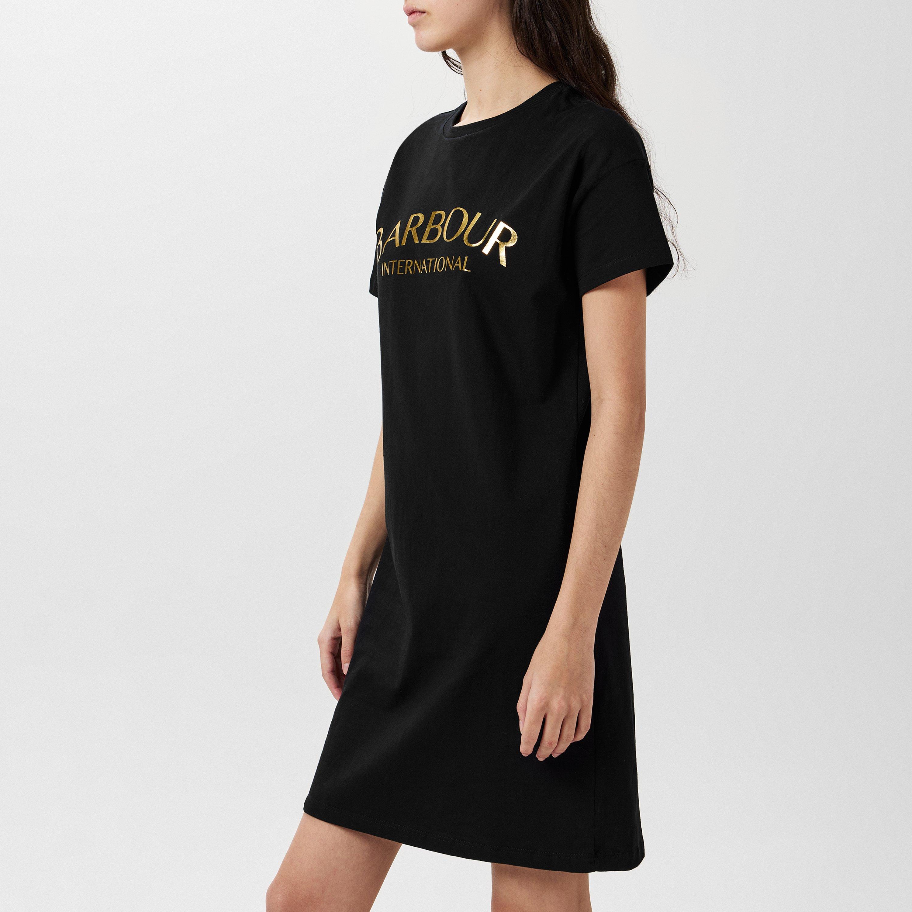 Black - Barbour International - Lena T-Shirt Dress - 2