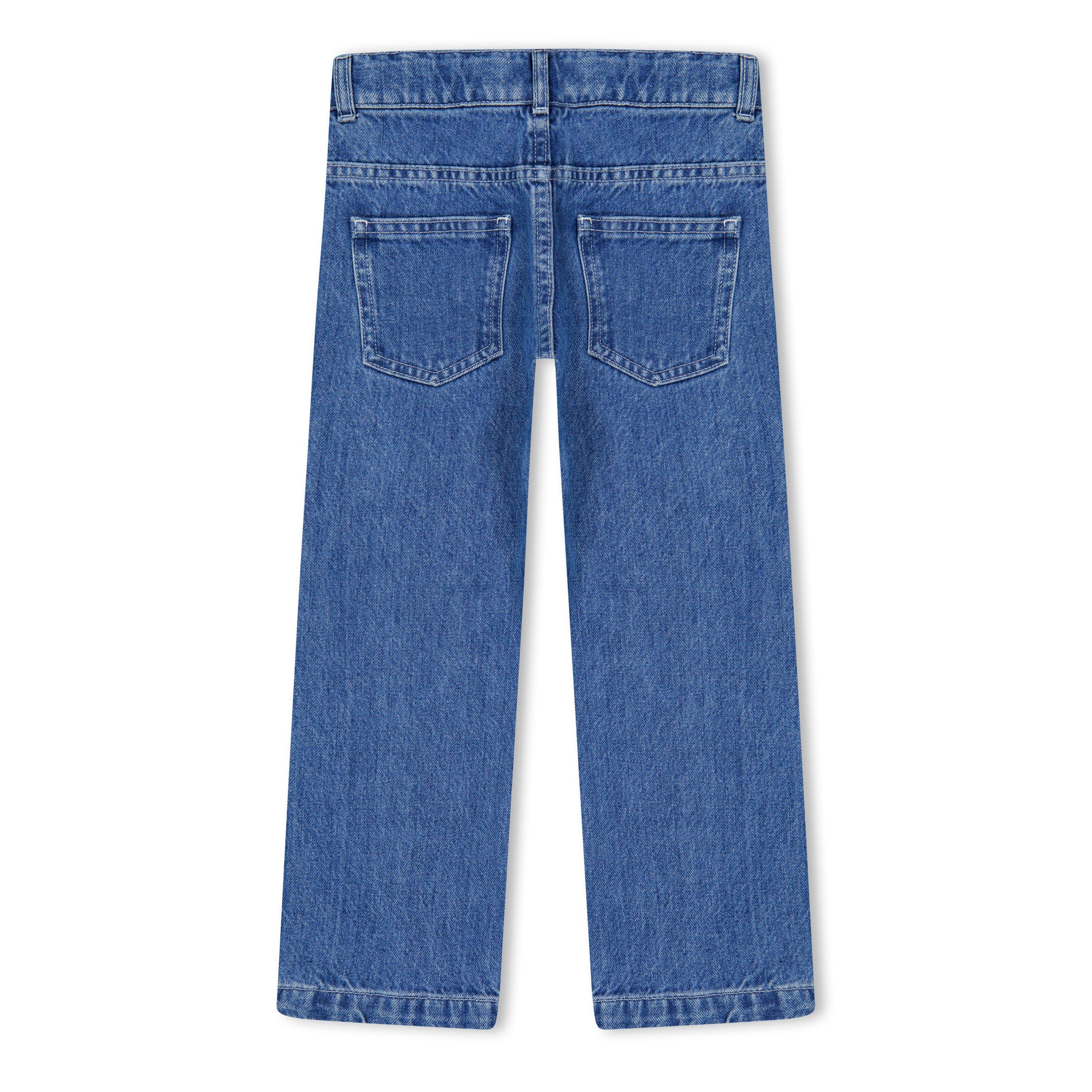 Blue F0QG0 - Fendi - Logo Jeans Juniors - 2