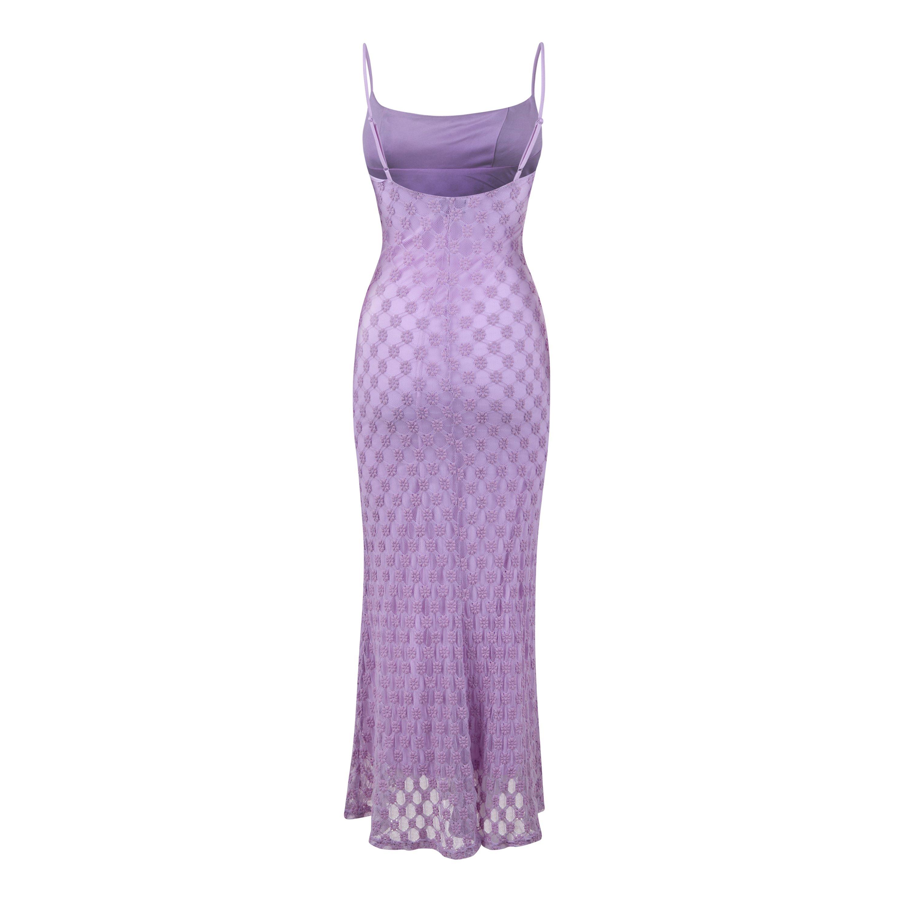 Lilac - Bardot - Adoni Mesh Midi Dress - 7