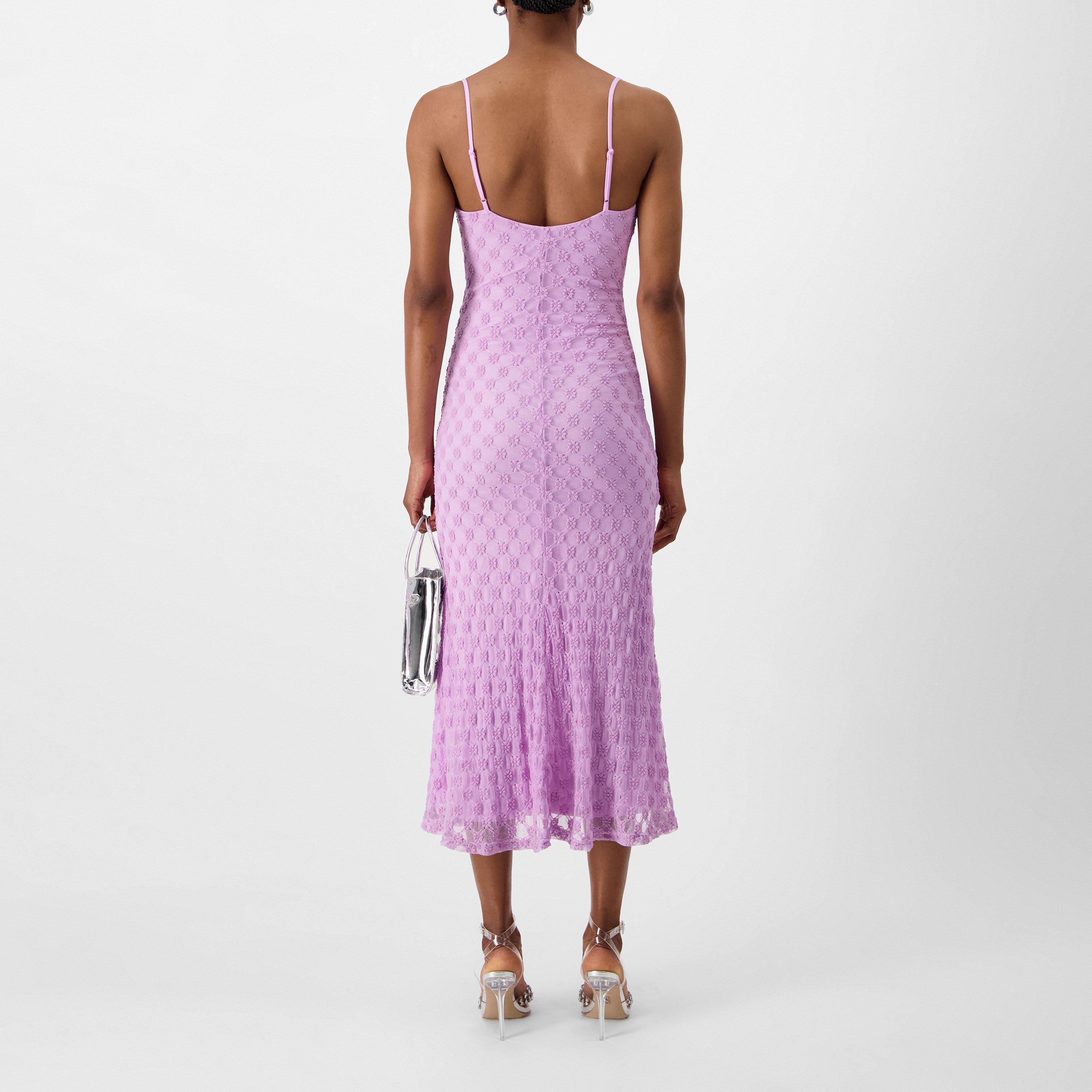 Lilac - Bardot - Adoni Mesh Midi Dress - 3