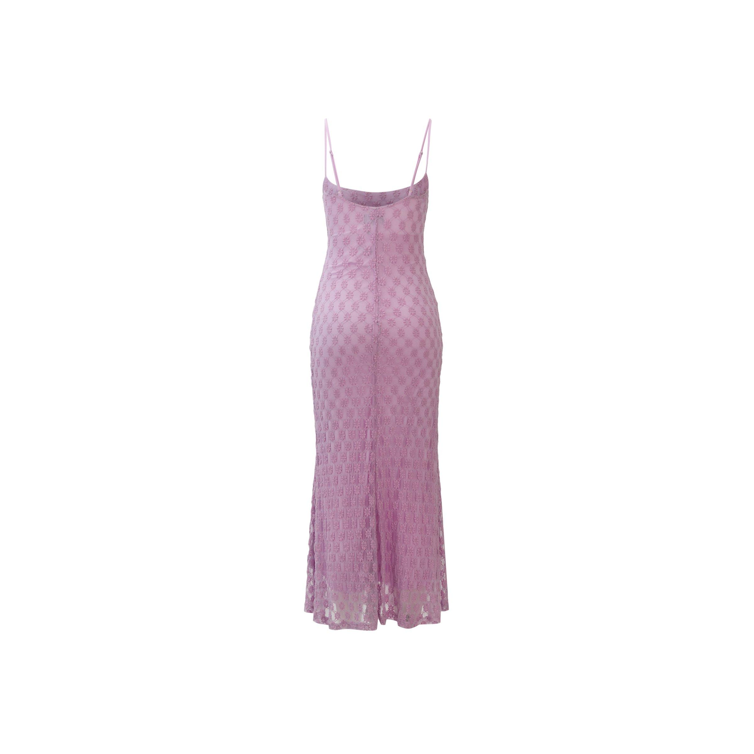 Lilac - Bardot - Adoni Mesh Midi Dress - 5