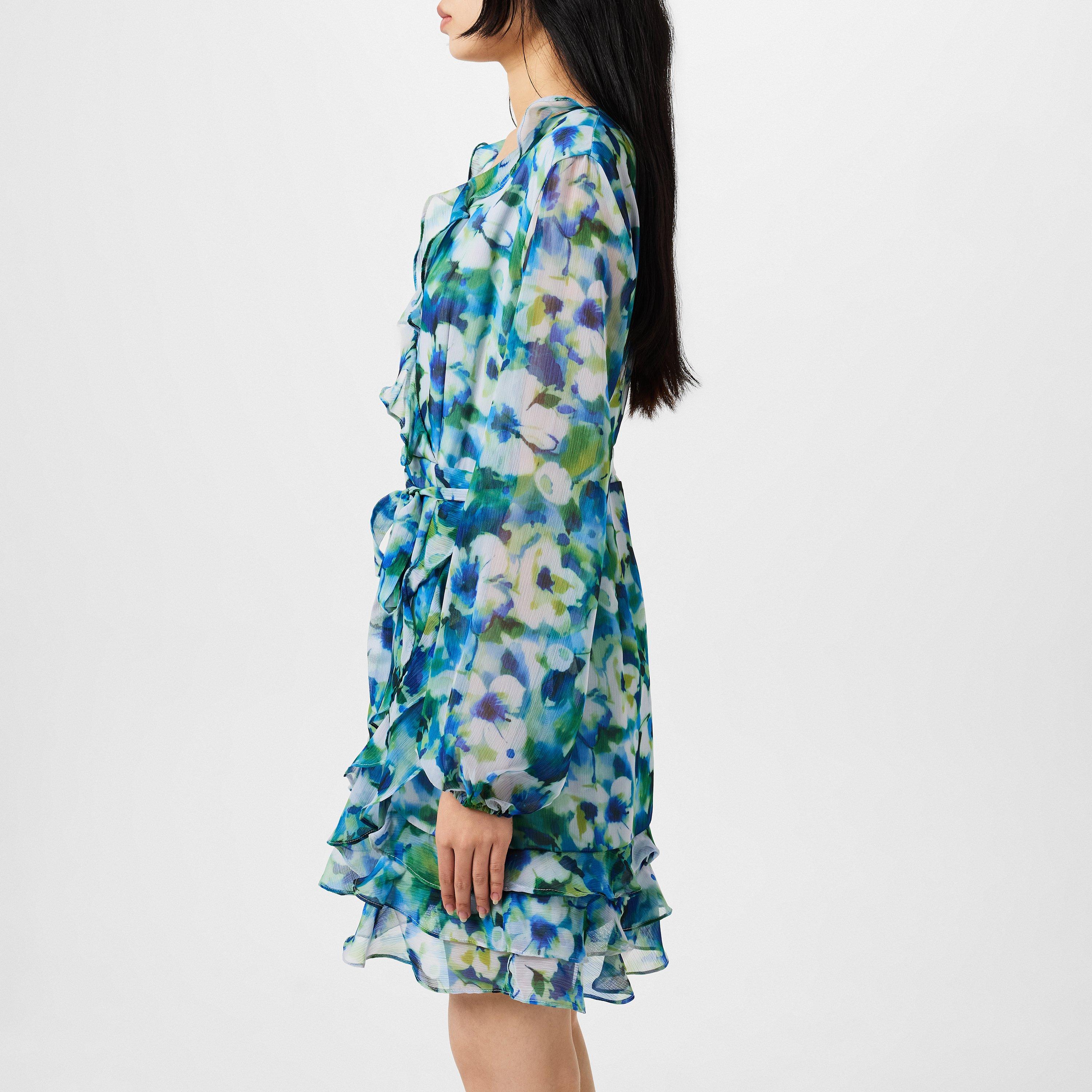 Blu Flor - Bardot - Triple Frill Dress - 2