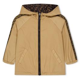 Fendi Ff Logo Reversible Jacket Juniors