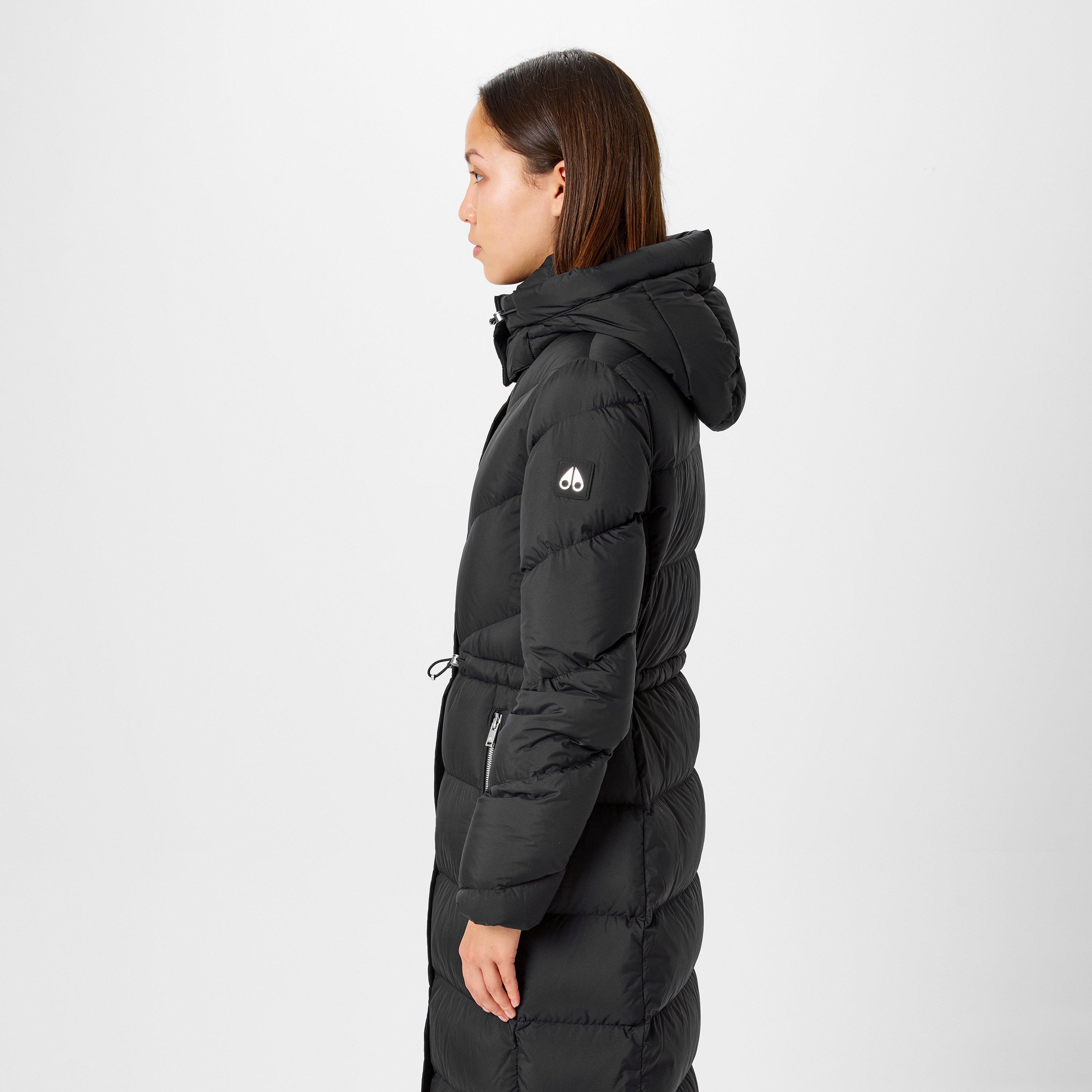 Moose Knuckles | Belle Cote Shell Down Coat | Long Puffer Jackets
