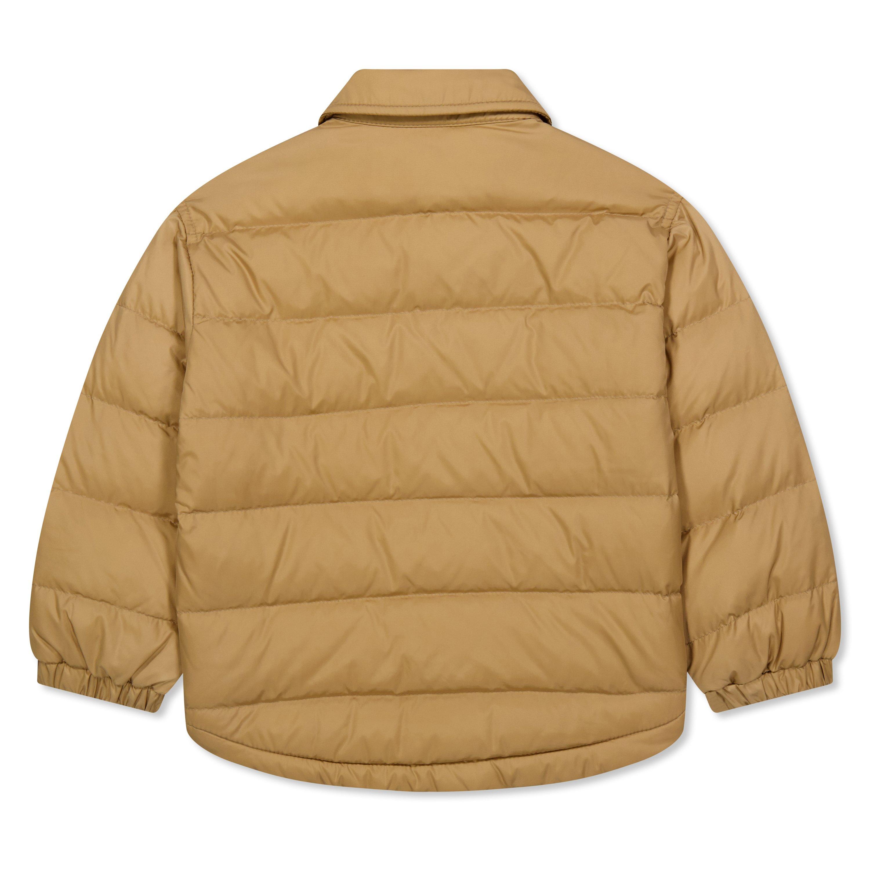 Beige F1F4G - Fendi - Kids' Down Filled Long Sleeve Short Puffer Jacket - 2