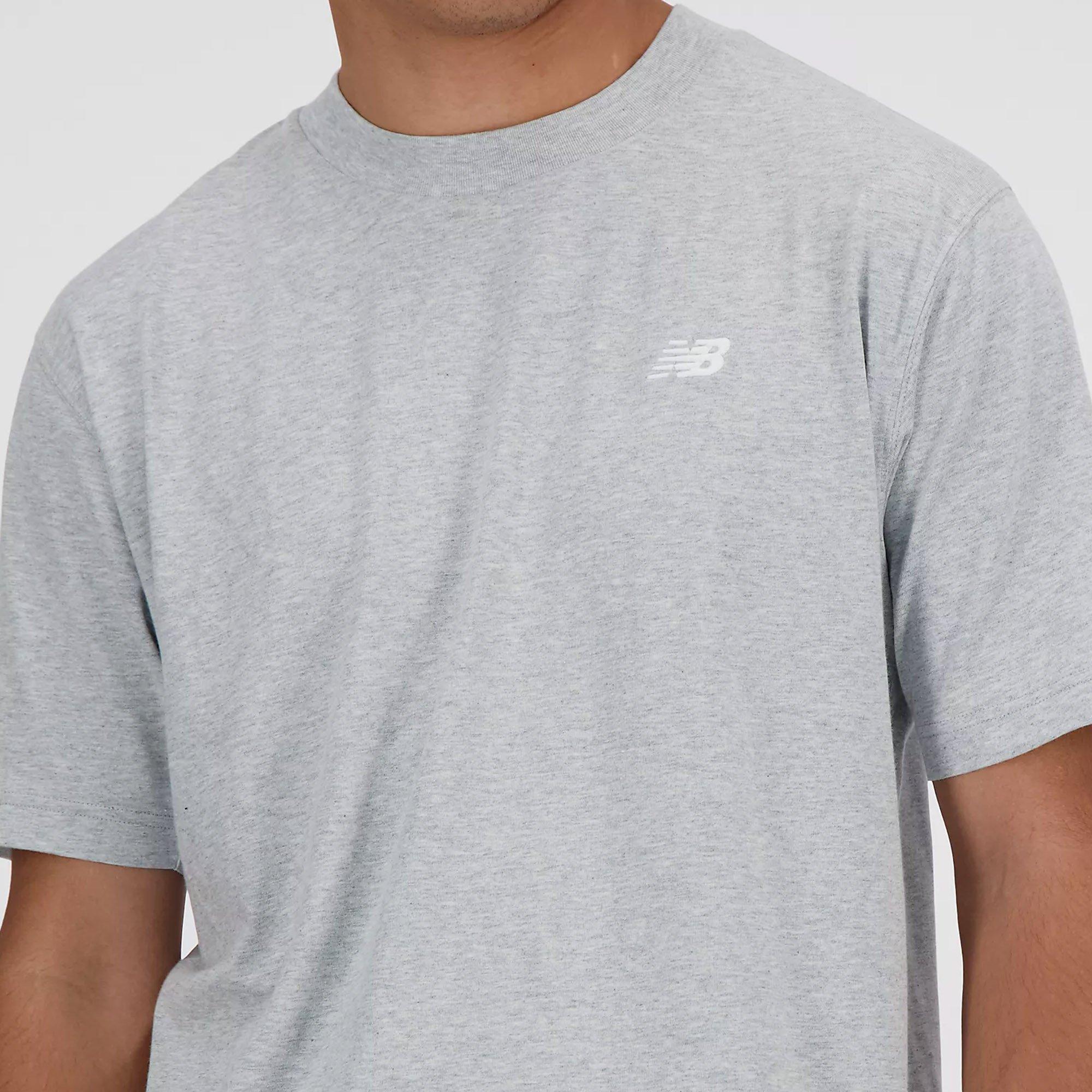 Athletic Grey - New Balance - Sport Essentials Cotton Mens T Shirt - 3