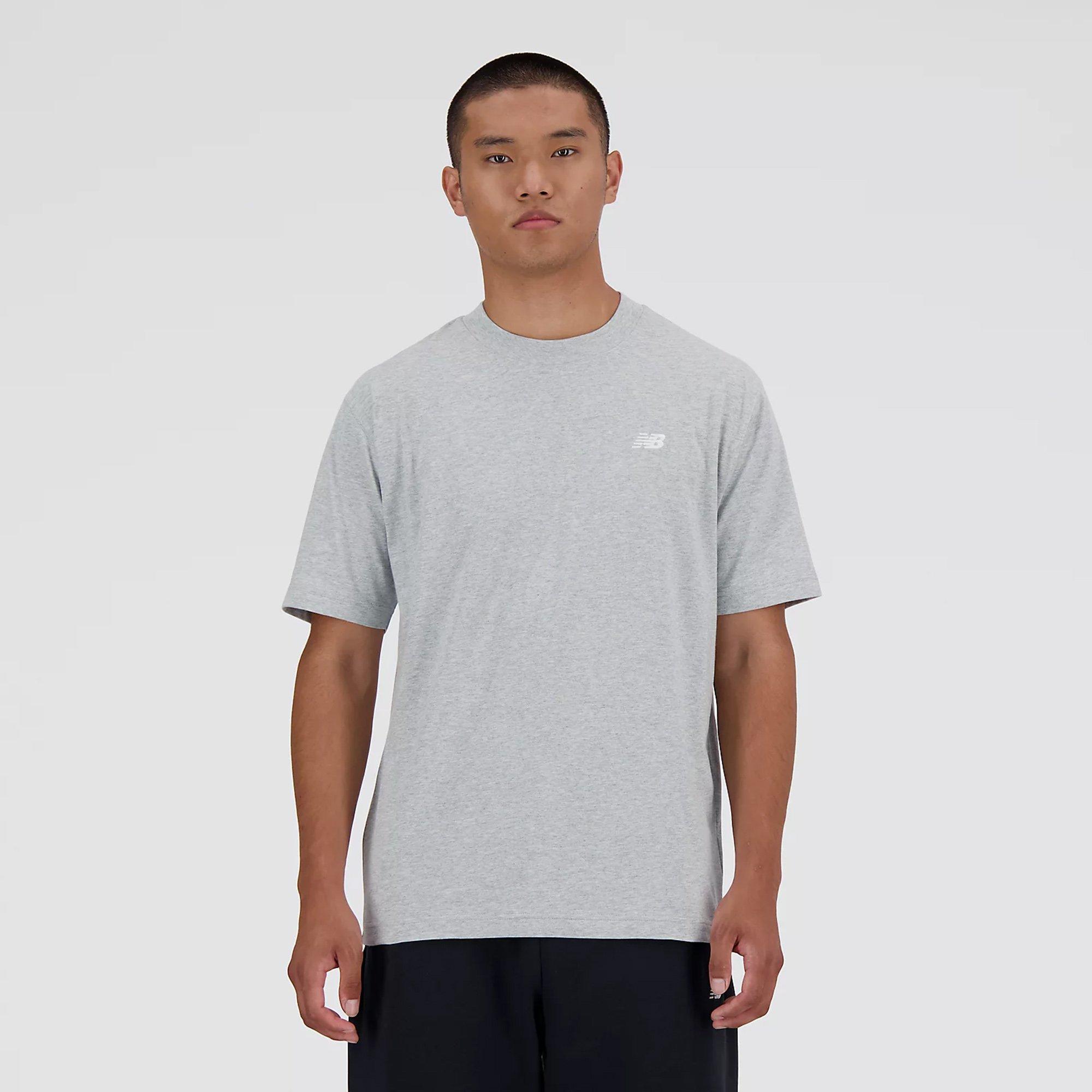 Athletic Grey - New Balance - Sport Essentials Cotton Mens T Shirt - 5