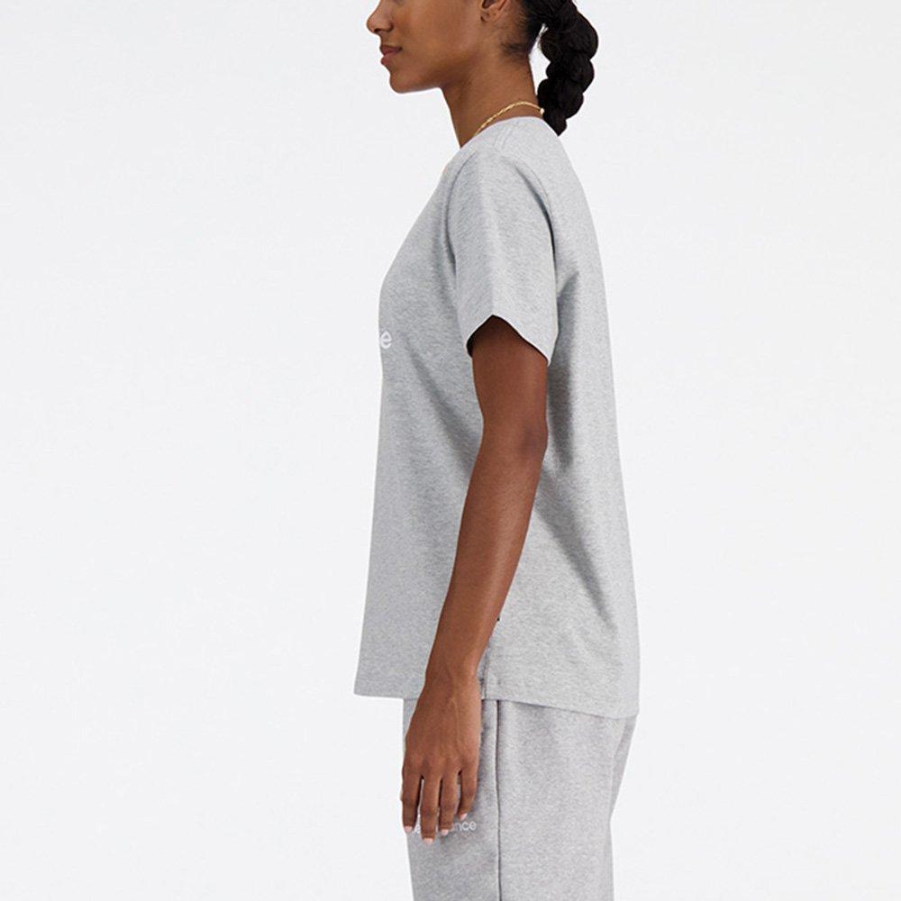 Athletic Grey - New Balance - Sport Jersey Graphic Womens T Shirt - 3