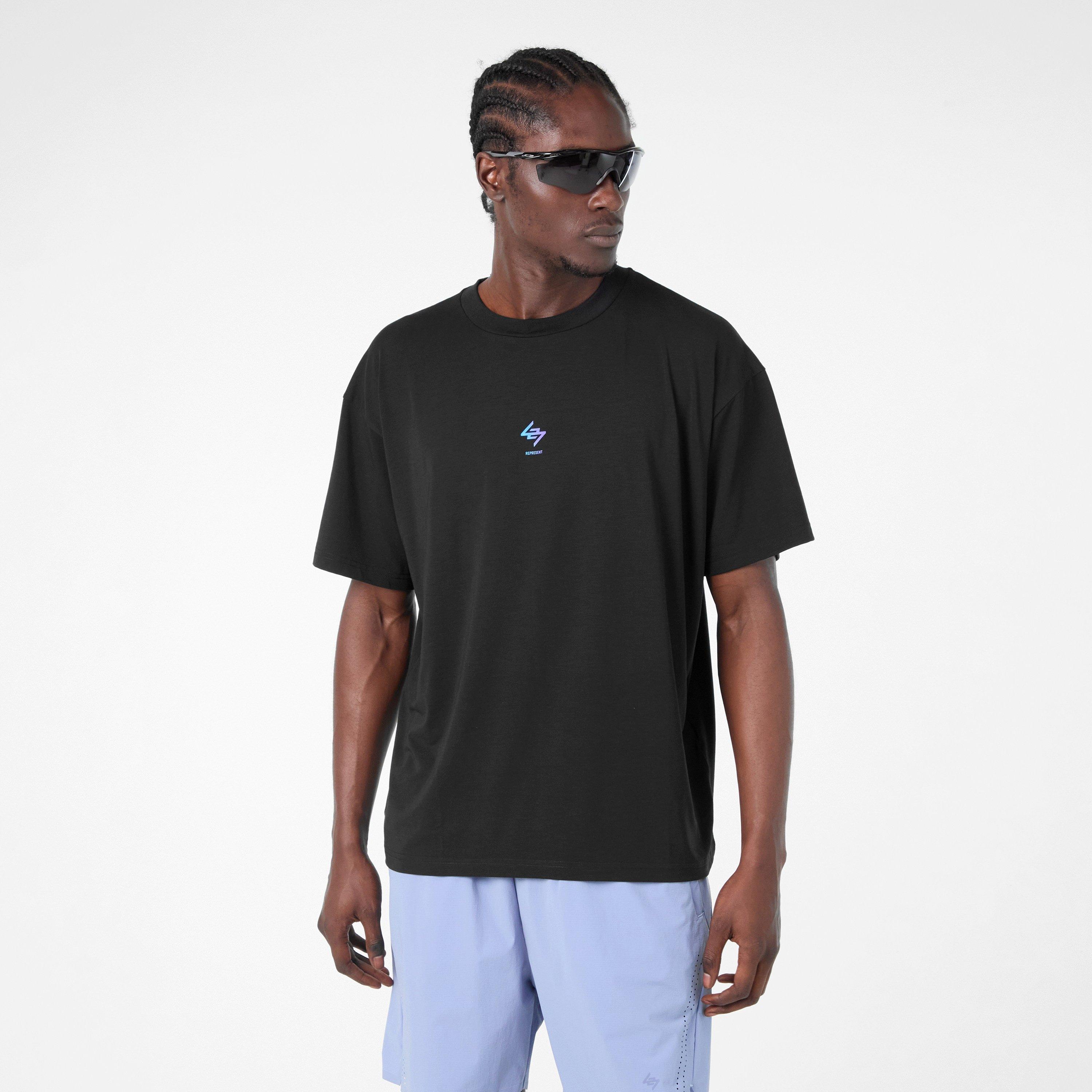 Black/Purple - Represent 247 - Men's 247 Oversized T-Shirt - 3