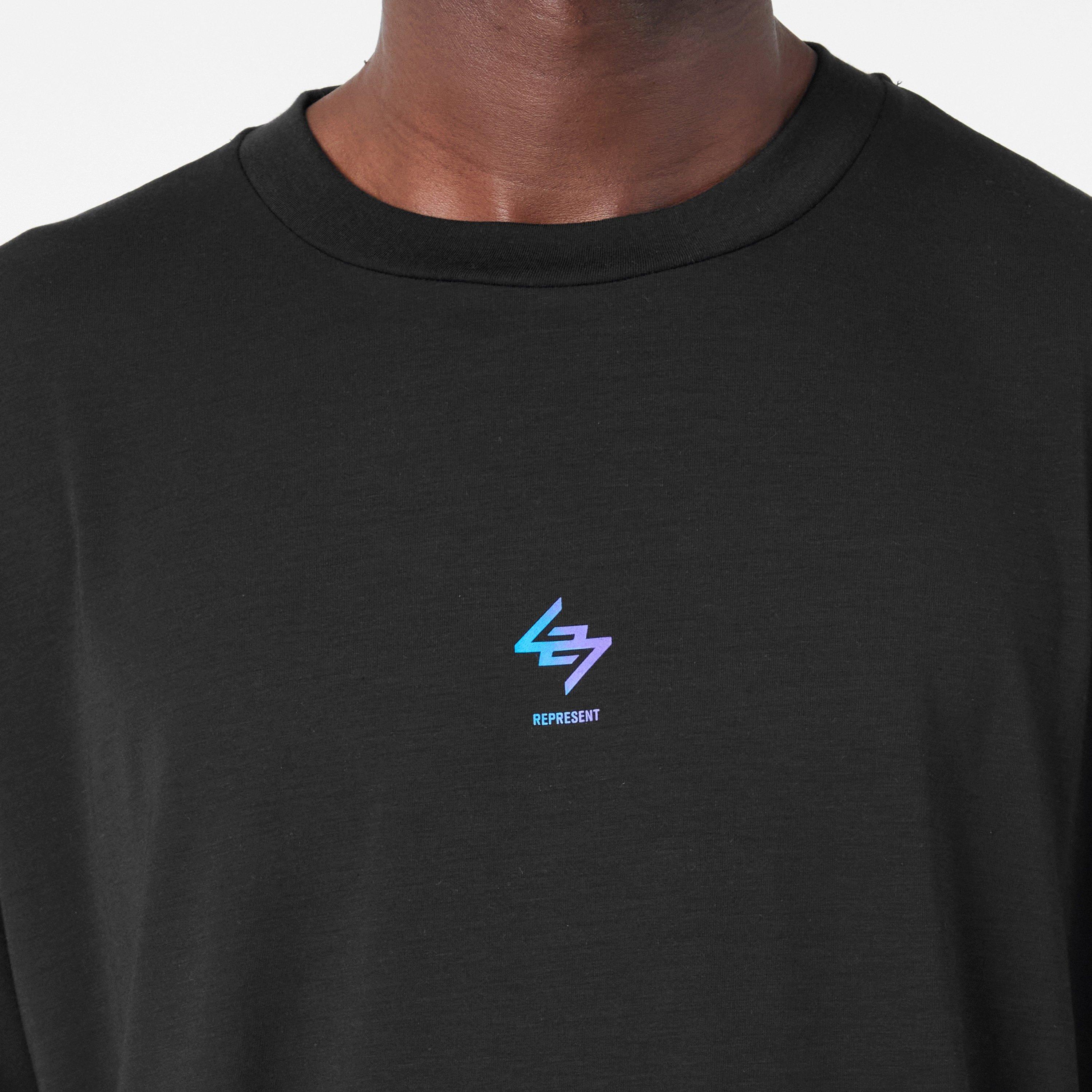 Black/Purple - Represent 247 - Men's 247 Oversized T-Shirt - 5