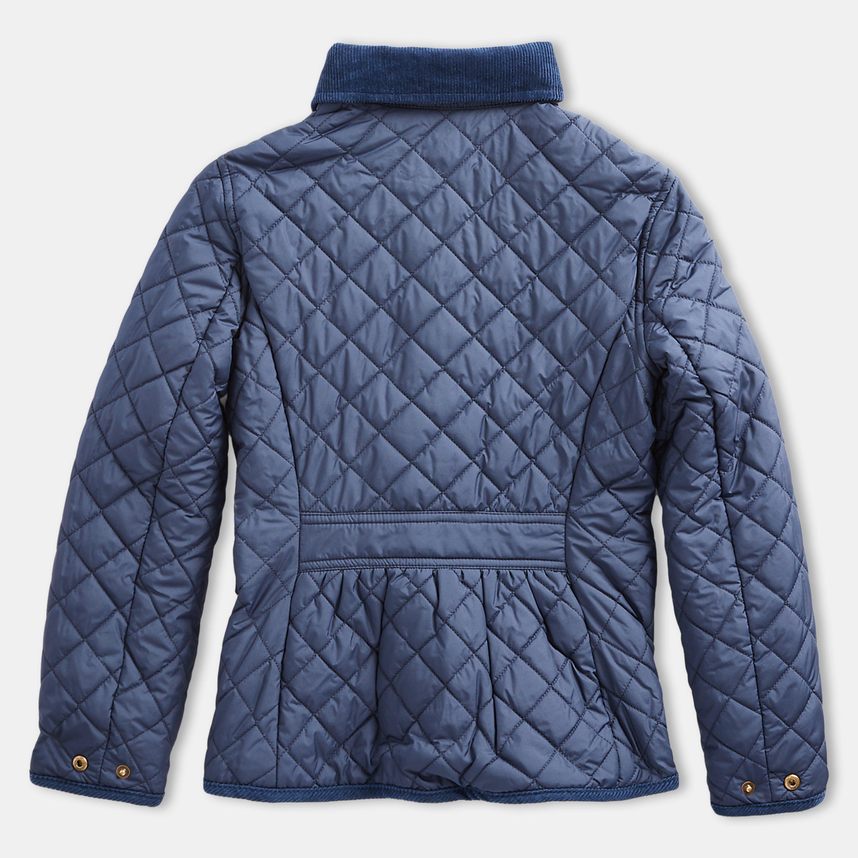 Newport Navy - Polo Ralph Lauren - Kids' Quilted Barn Detachable Hood Long Sleeve Short Puffer Jacket - 3