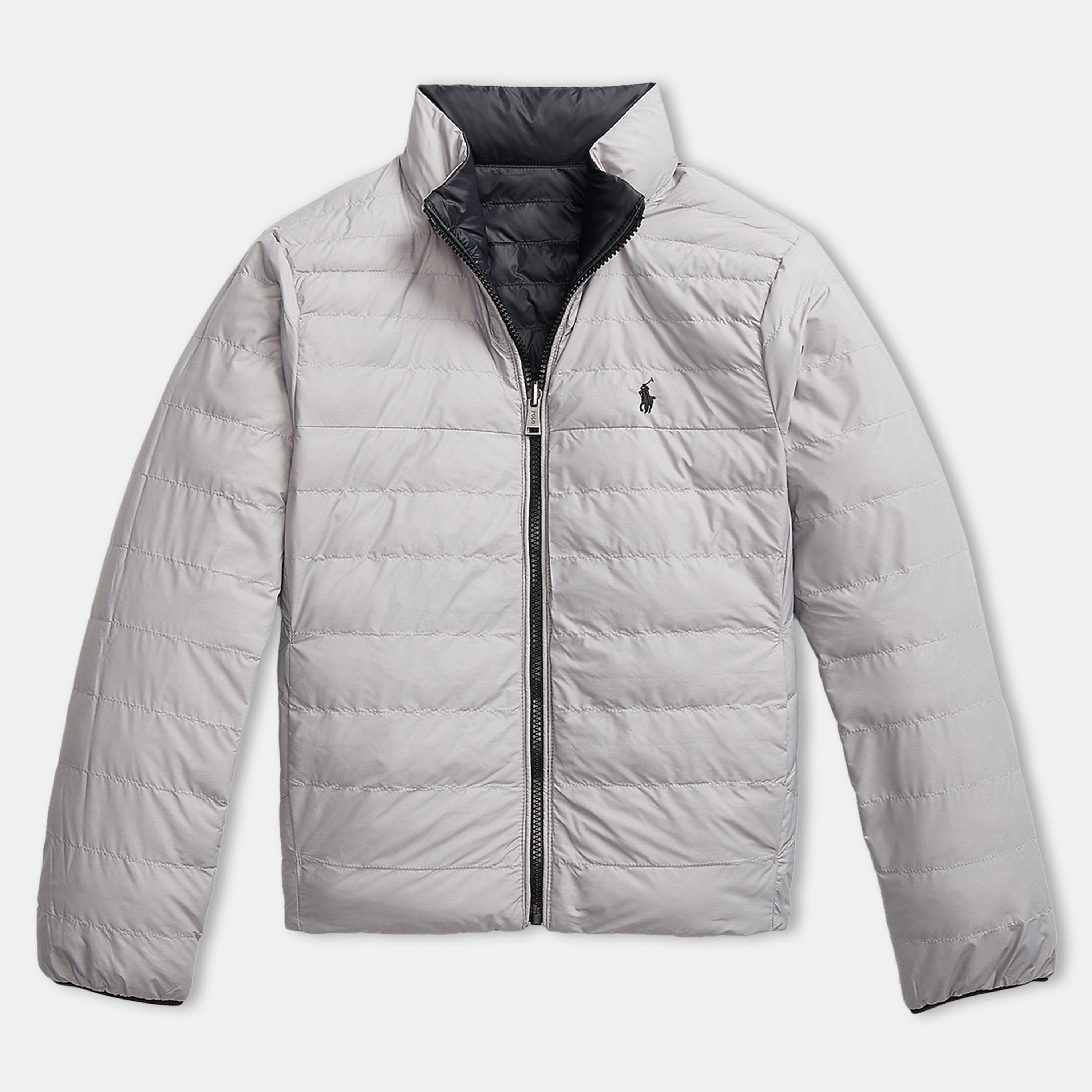 Black Grey - Polo Ralph Lauren - Reversible Bomber Jacket Juniors - 3