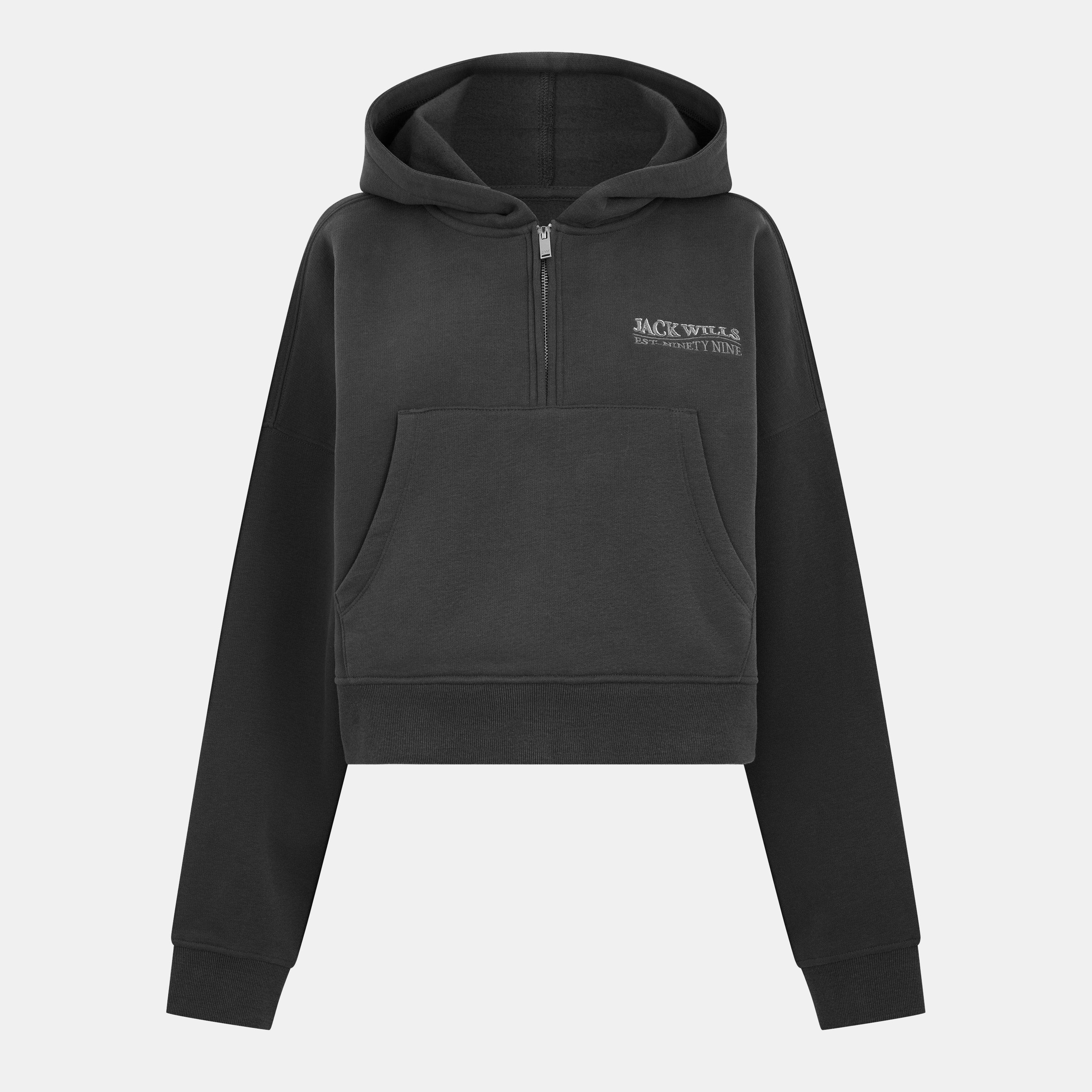 Jack Wills Women's Quarter-Zip Fleece - Eiffel Tower - 14 (L)