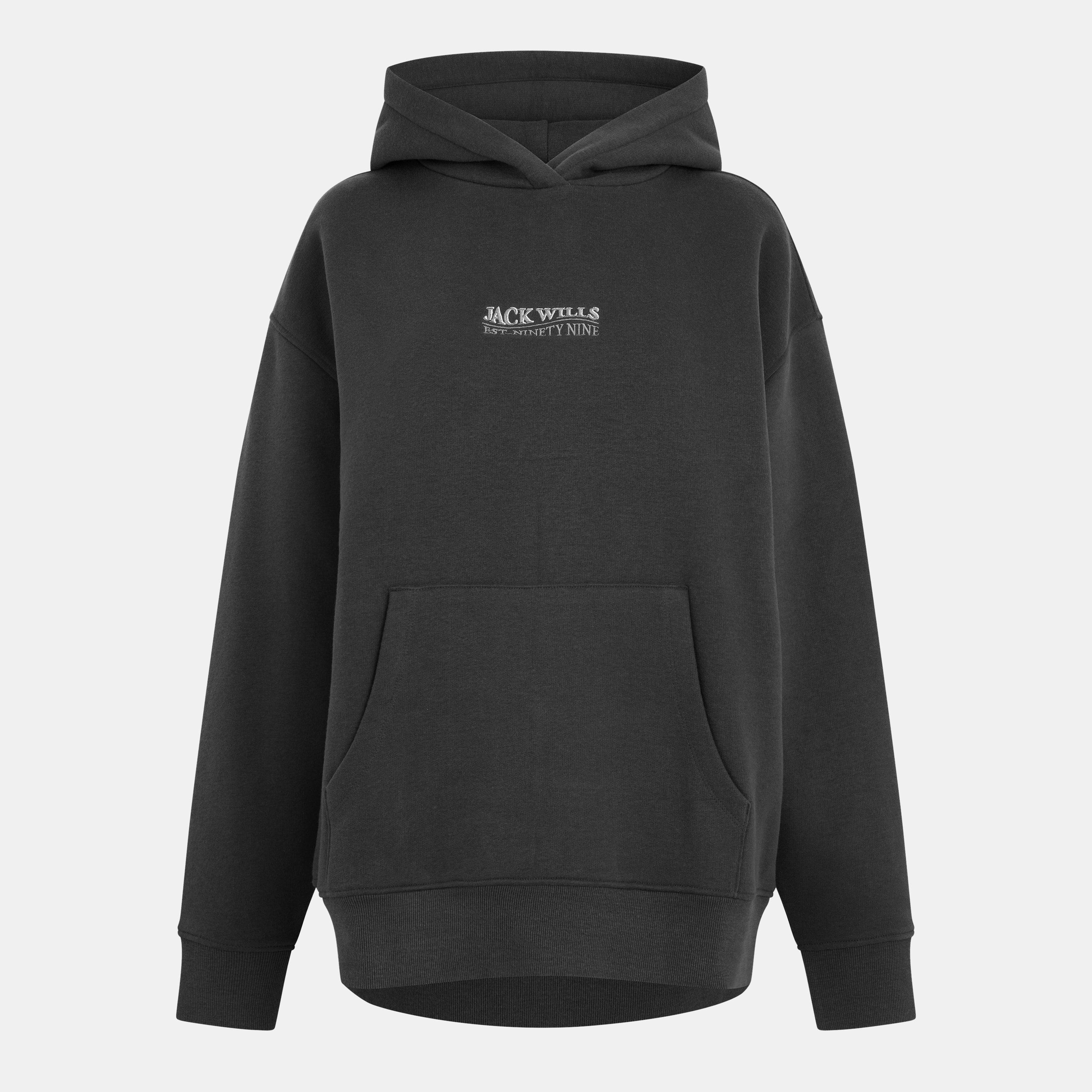 Eiffel Tower - Jack Wills - Women's JW Embroidered Logo Hoodie - 1