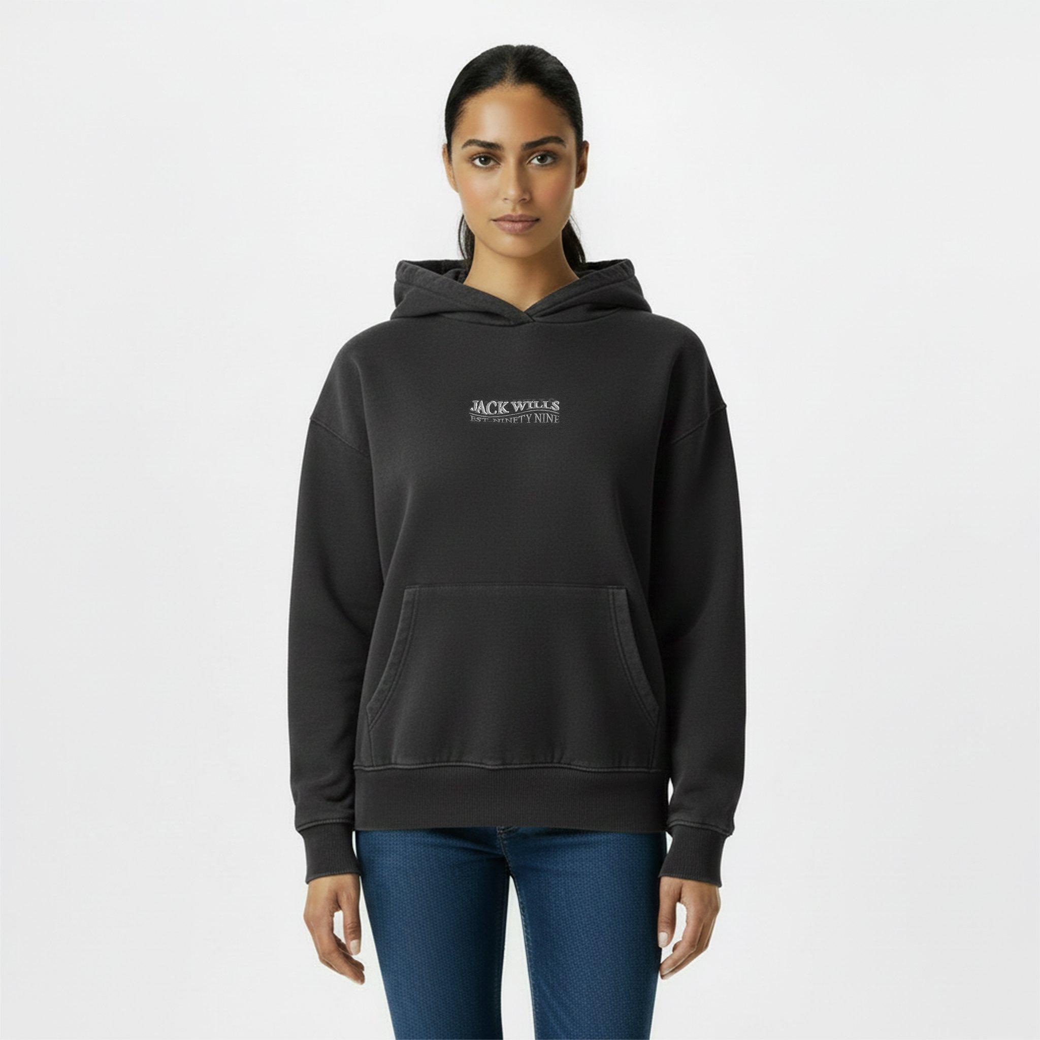 Eiffel Tower - Jack Wills - Women's JW Embroidered Logo Hoodie - 3