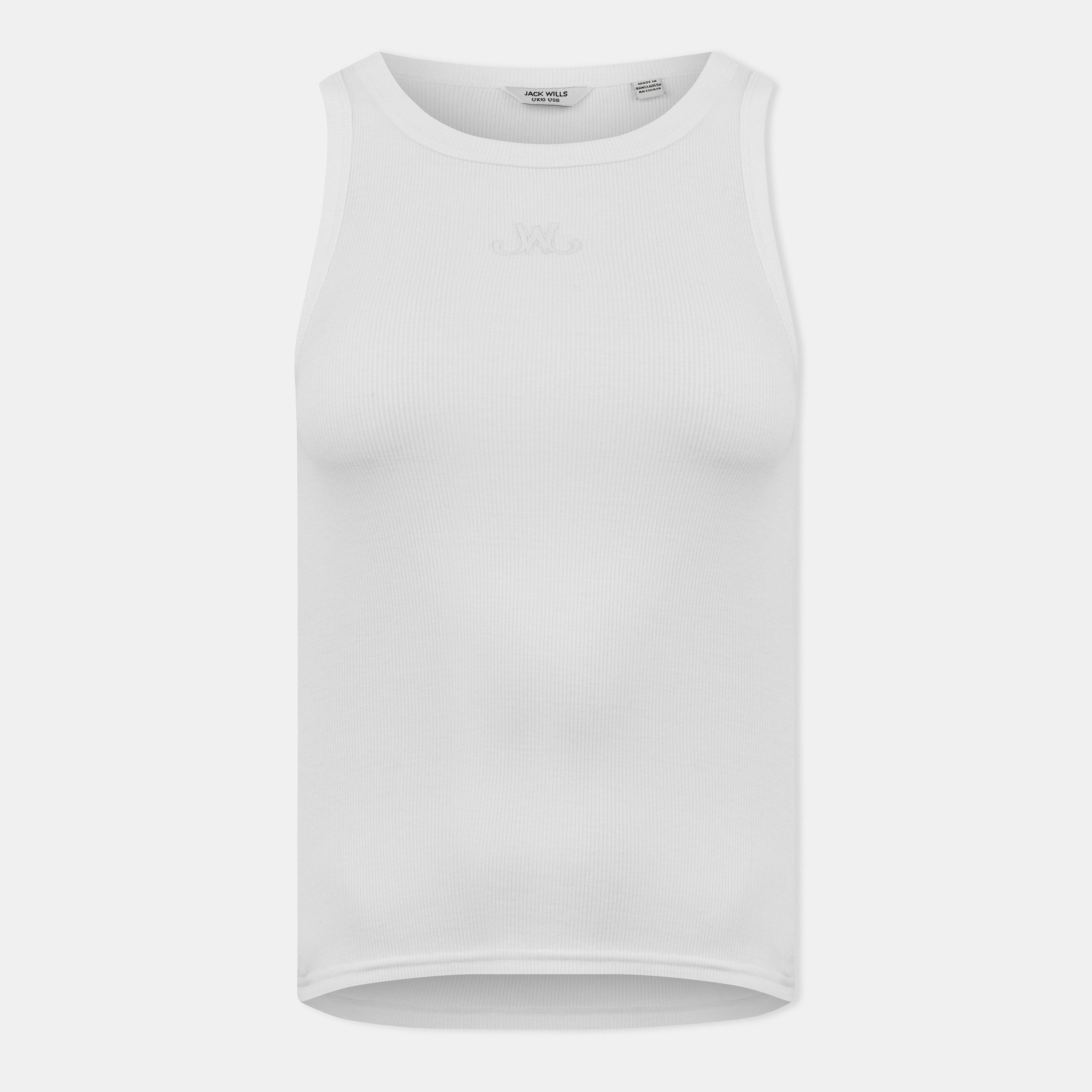 Vintage White - Jack Wills - Women's Racerback Vest - 1