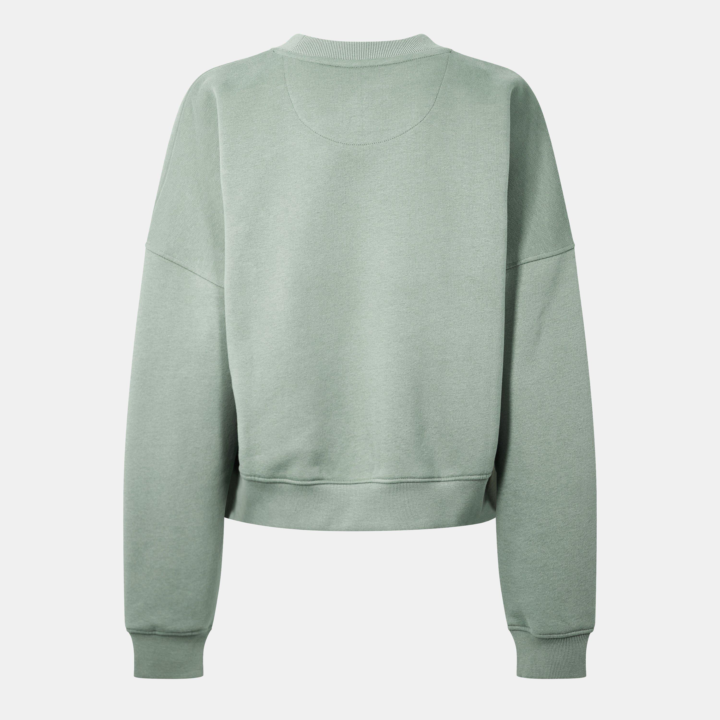 Verde iceberg - Jack Wills - Boxy Embroidered Neck Sweatshirt - 2
