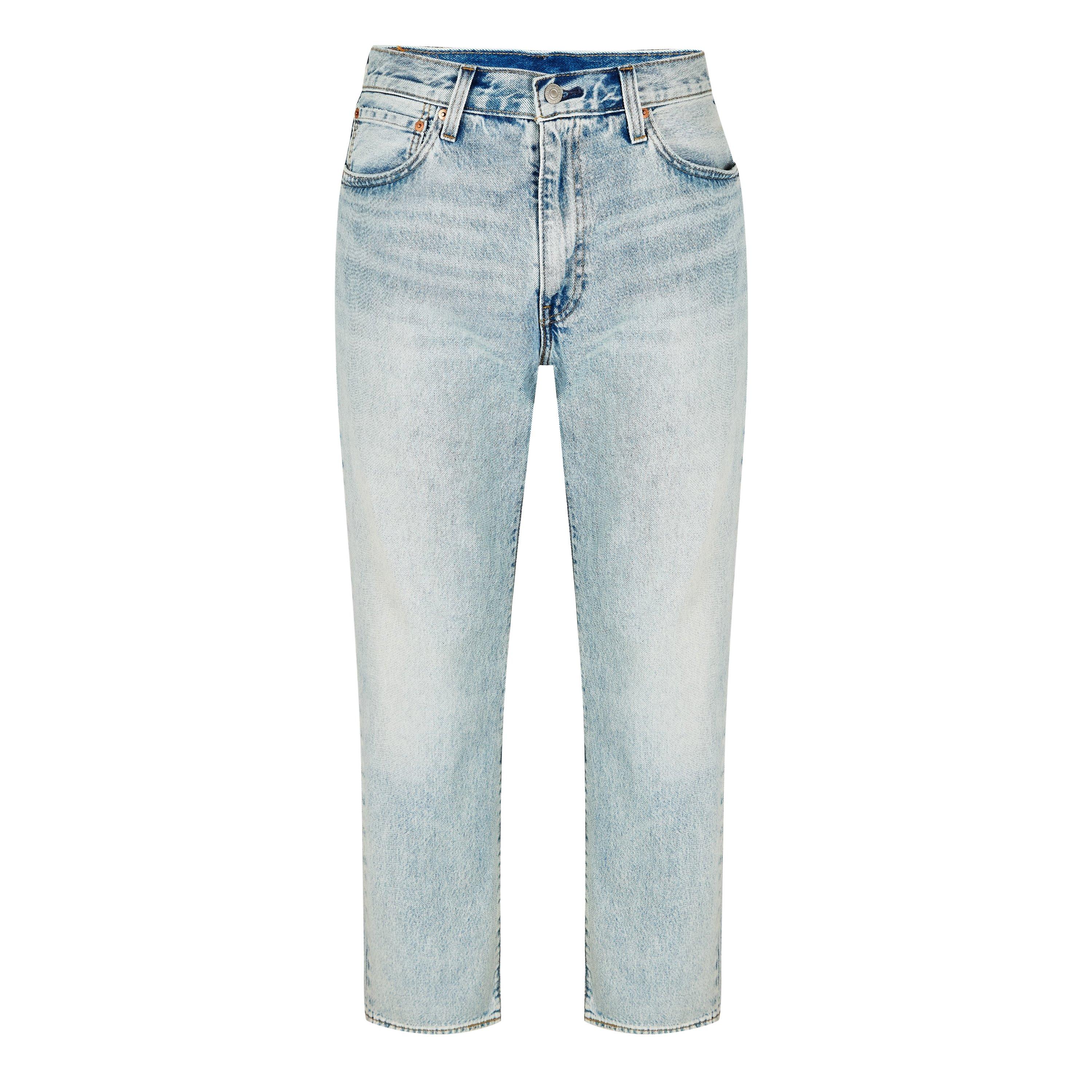 Levis 555 Relaxed Straight Jeans - Baby Blue Ess - Size 36W R