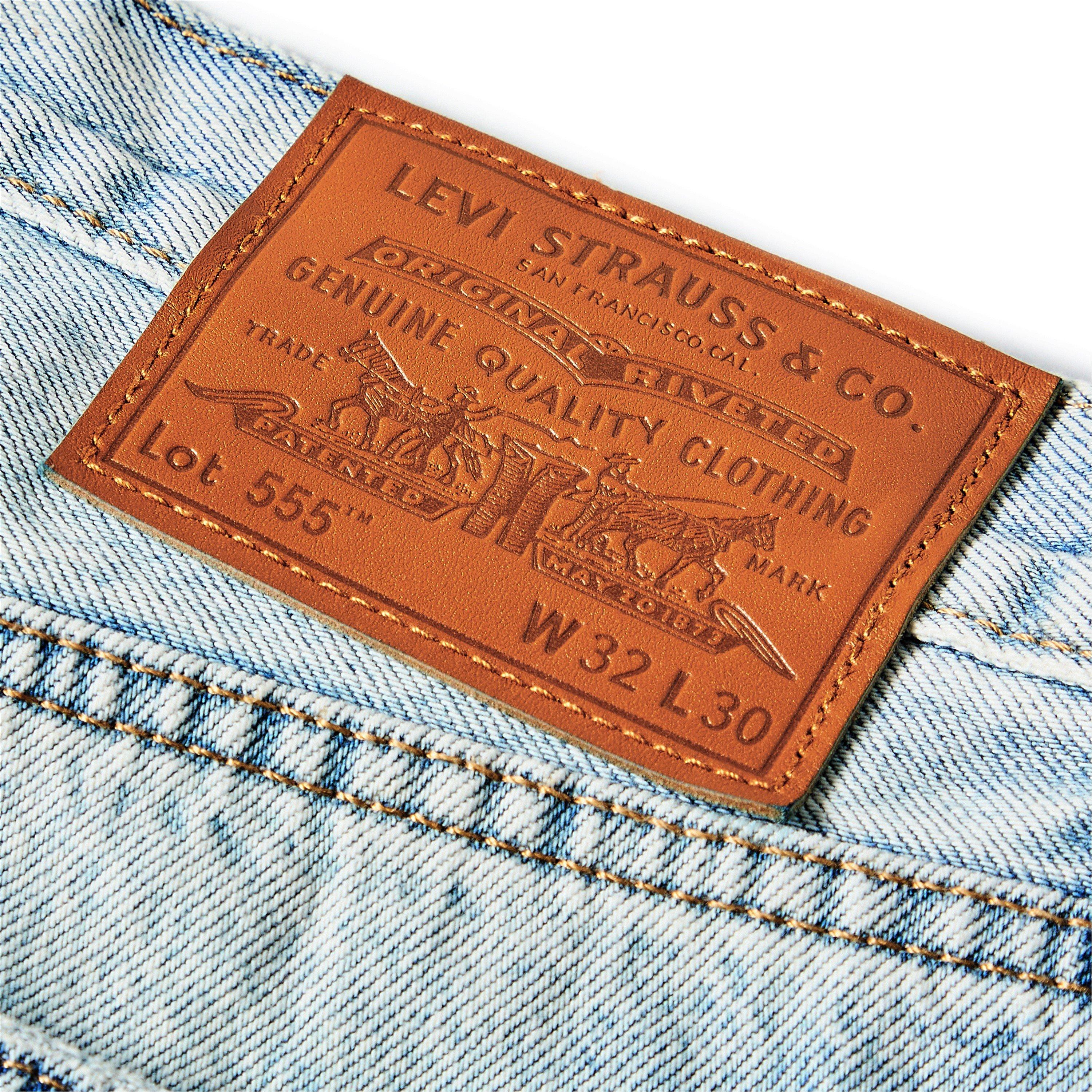 Baby Blue Ess - Levis - 555 Relaxed Straight Jeans - 5