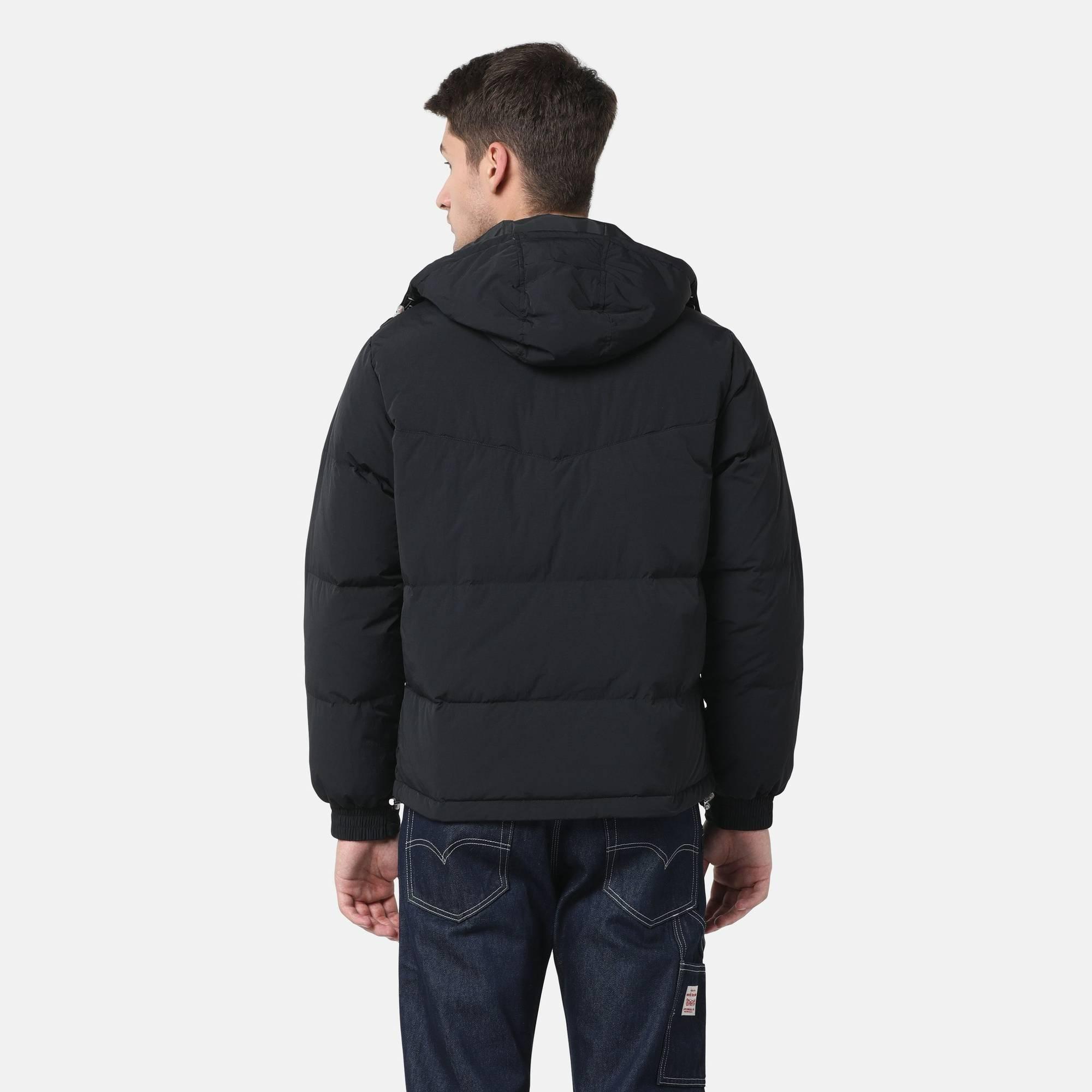 Jet Black - Levis - Men's Rockridge Jet Insulated Short Puffer Jacket - 2