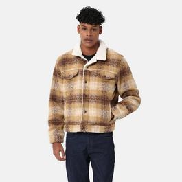 Levis Levis Plaid Type3 Sherpa Truck Westi