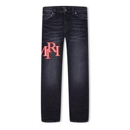 Amiri Washed Straight Leg Jeans