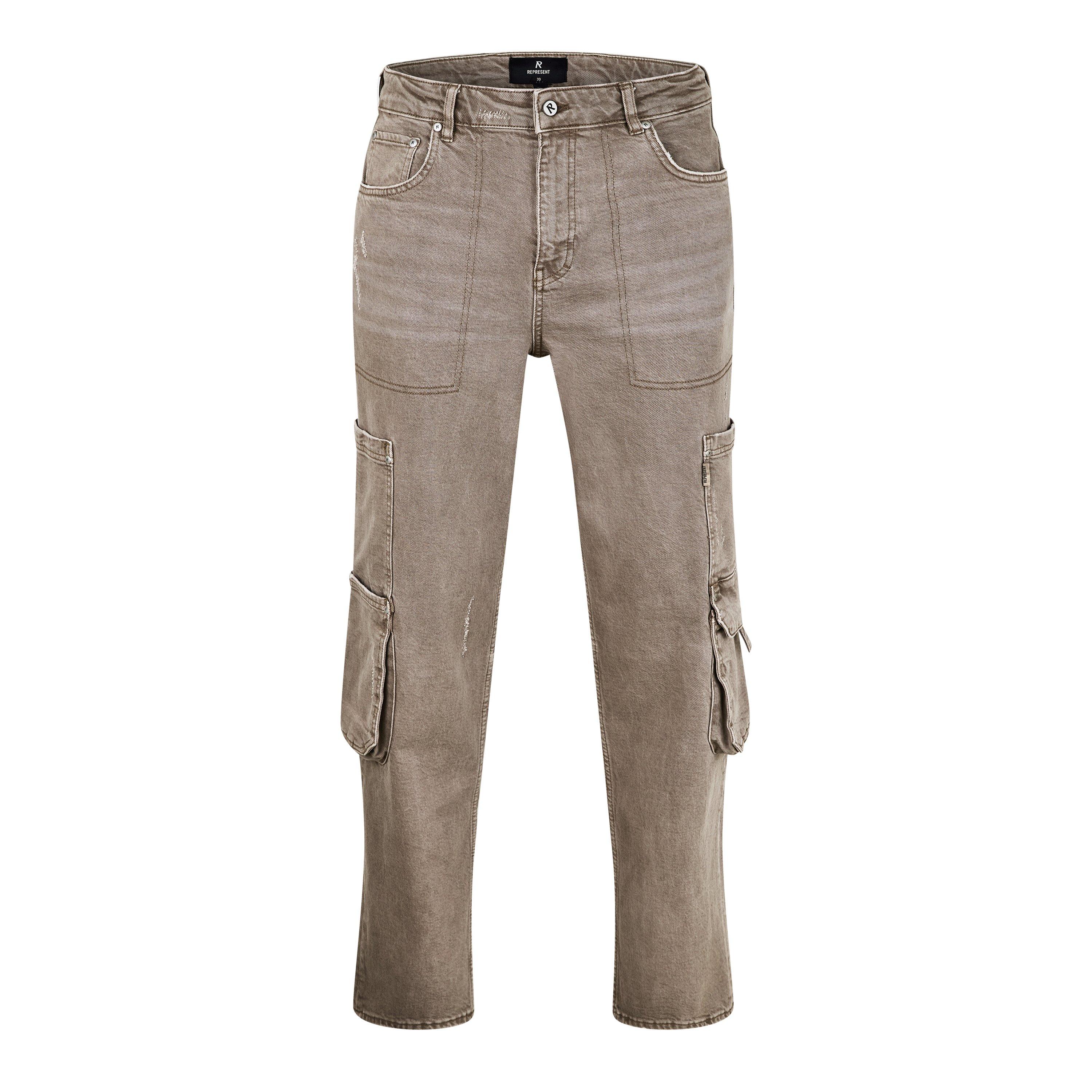 Stone - Represent - Men's WorkShop Denim Straight Leg Jeans - 5