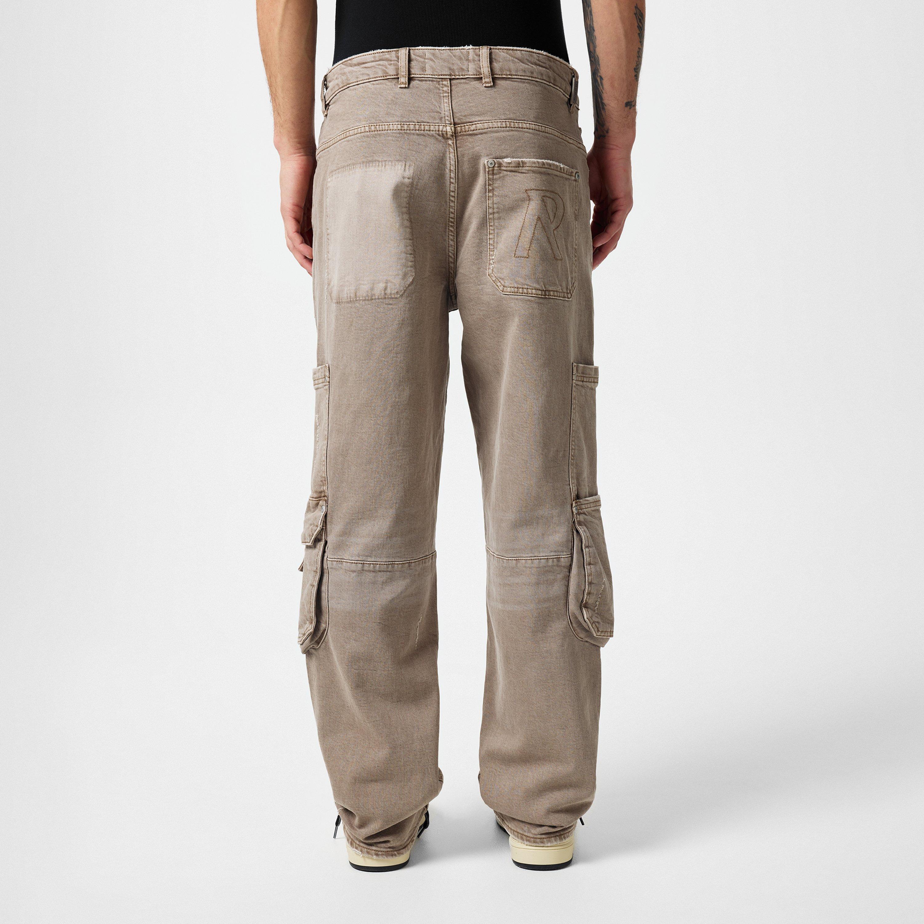 Stone - Represent - Men's WorkShop Denim Straight Leg Jeans - 3