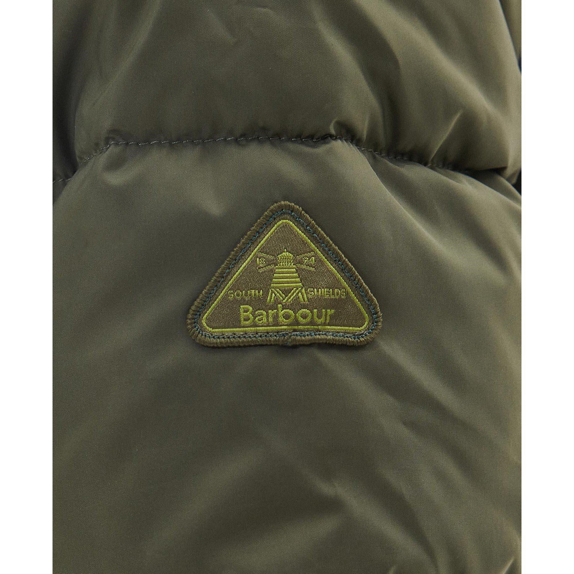 Deep Olive - Barbour - Women's Midhurst Quilted Faux Fur Hood Short Puffer Jacket - 6