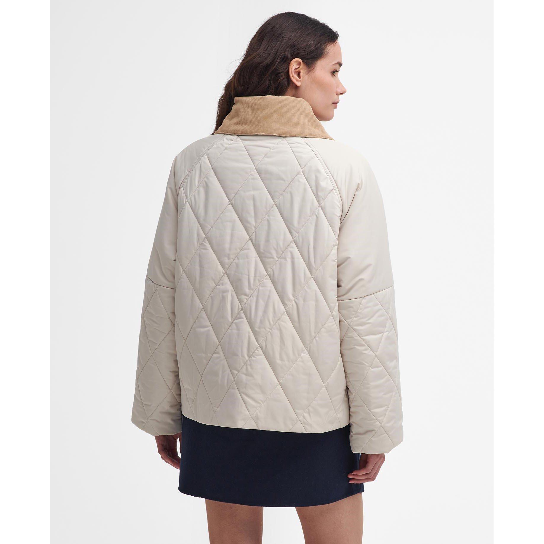 Oatmeal/Ancient - Barbour - Women's Milby Diamond Quilted Jacket - 2