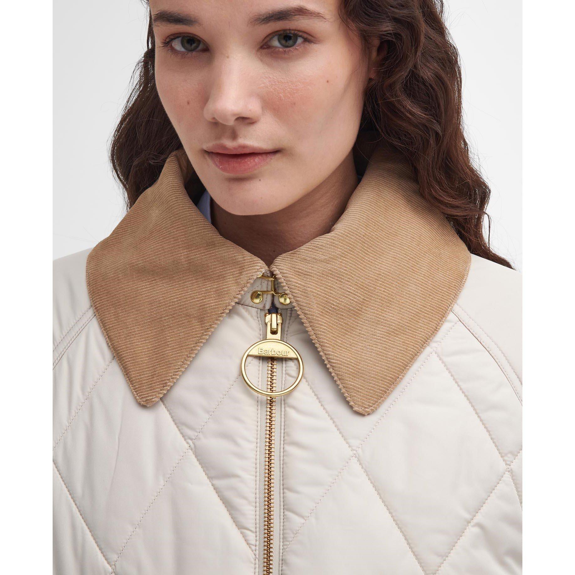 Oatmeal/Ancient - Barbour - Women's Milby Diamond Quilted Jacket - 4