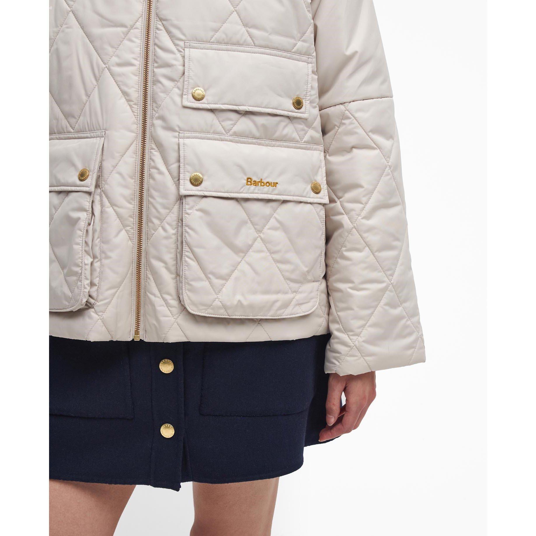 Oatmeal/Ancient - Barbour - Women's Milby Diamond Quilted Jacket - 6